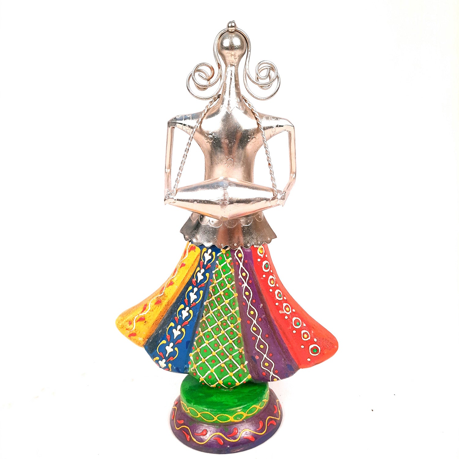 Showpiece Musician Girls Set For Home Decor | Handicraft Figurines - For Table, Living Room, Bedroom & TV Unit Decor | Show Piece For Office Desk & Gifts - 13 Inch (Set of 3) - Apkamart