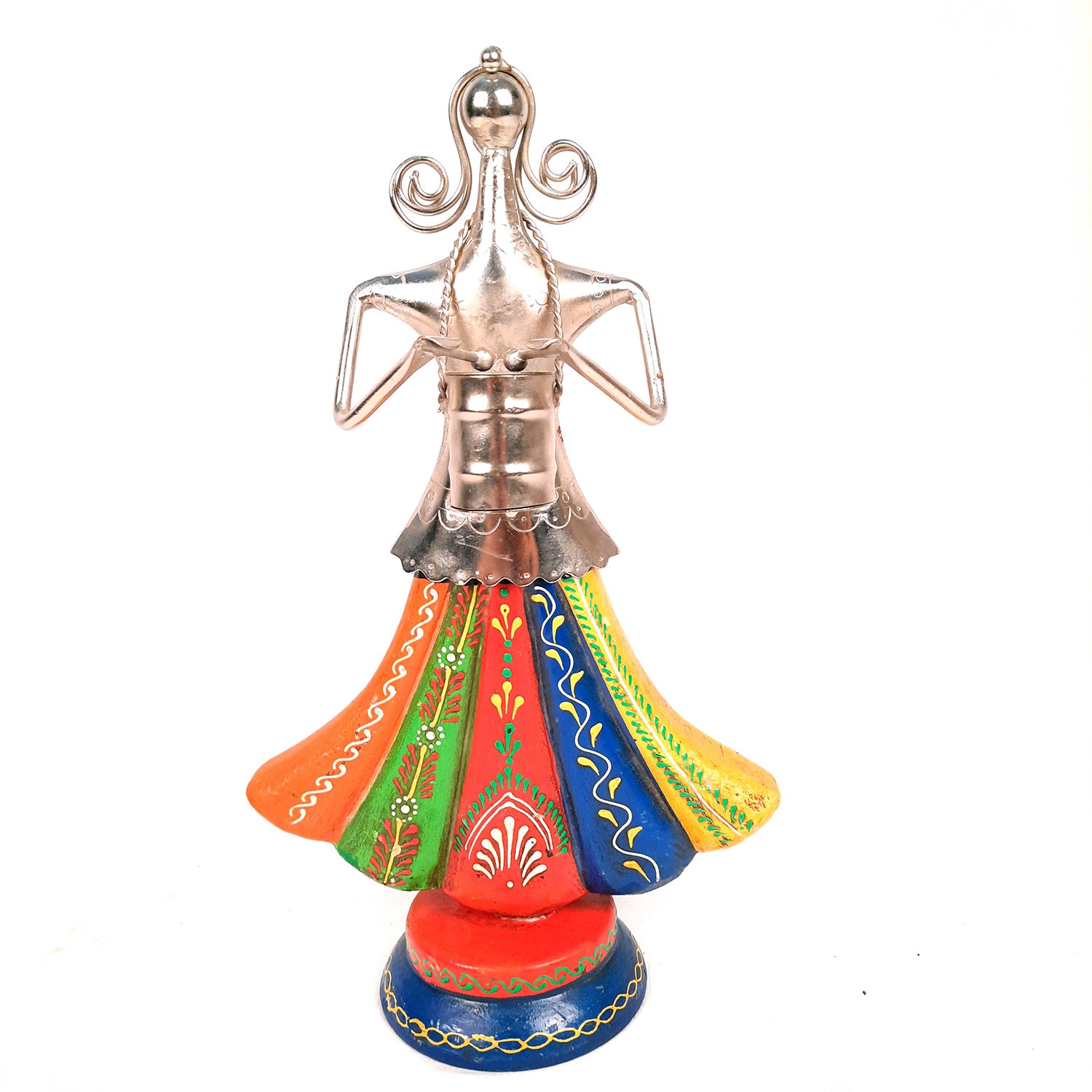 Showpiece Musician Girls Set For Home Decor | Handicraft Figurines - For Table, Living Room, Bedroom & TV Unit Decor | Show Piece For Office Desk & Gifts - 13 Inch (Set of 3) - Apkamart