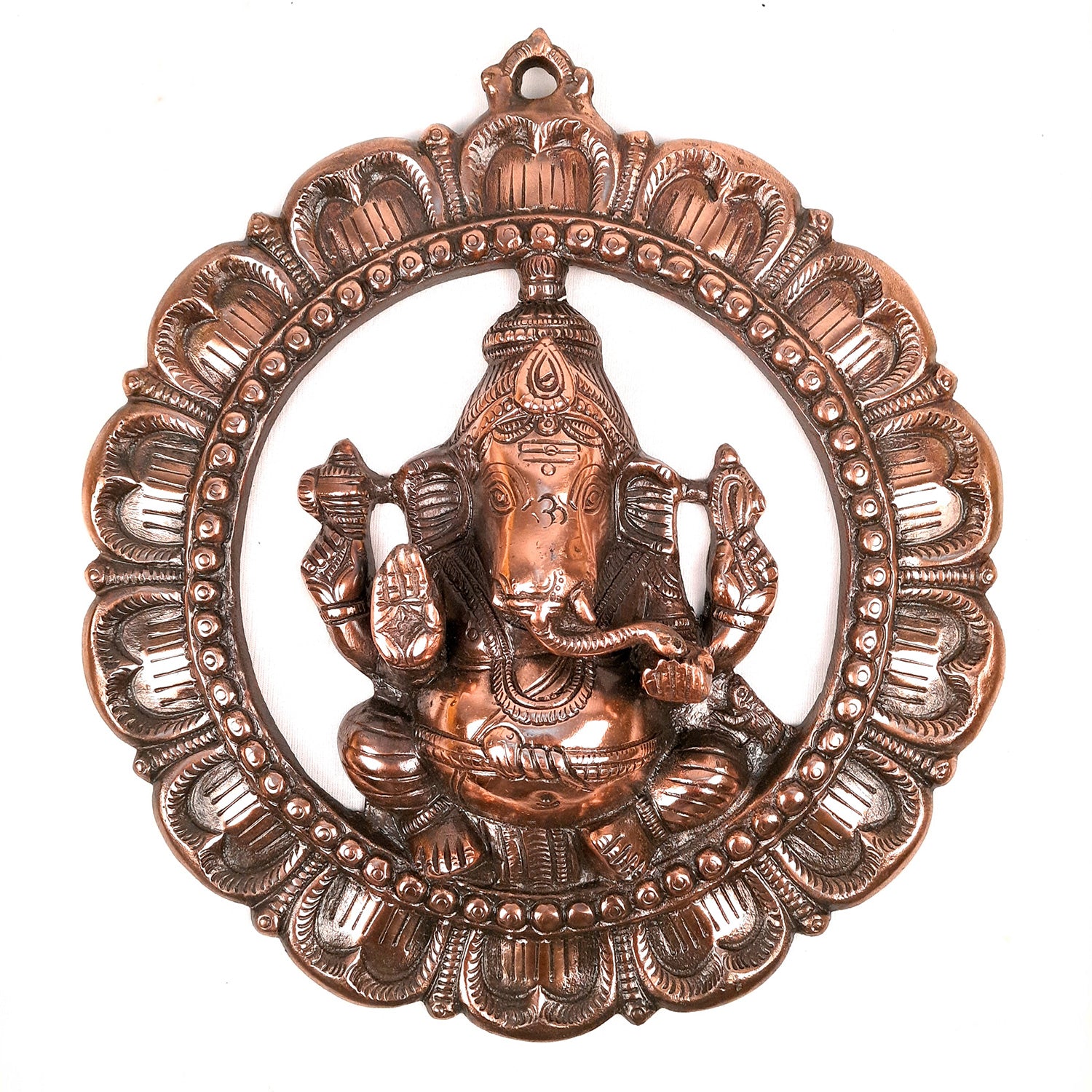 Lord Ganesh Wall Hanging Idol | Ganesha Wall Idol - for Home, Living Room, Entrance, Main Door - Apkamart