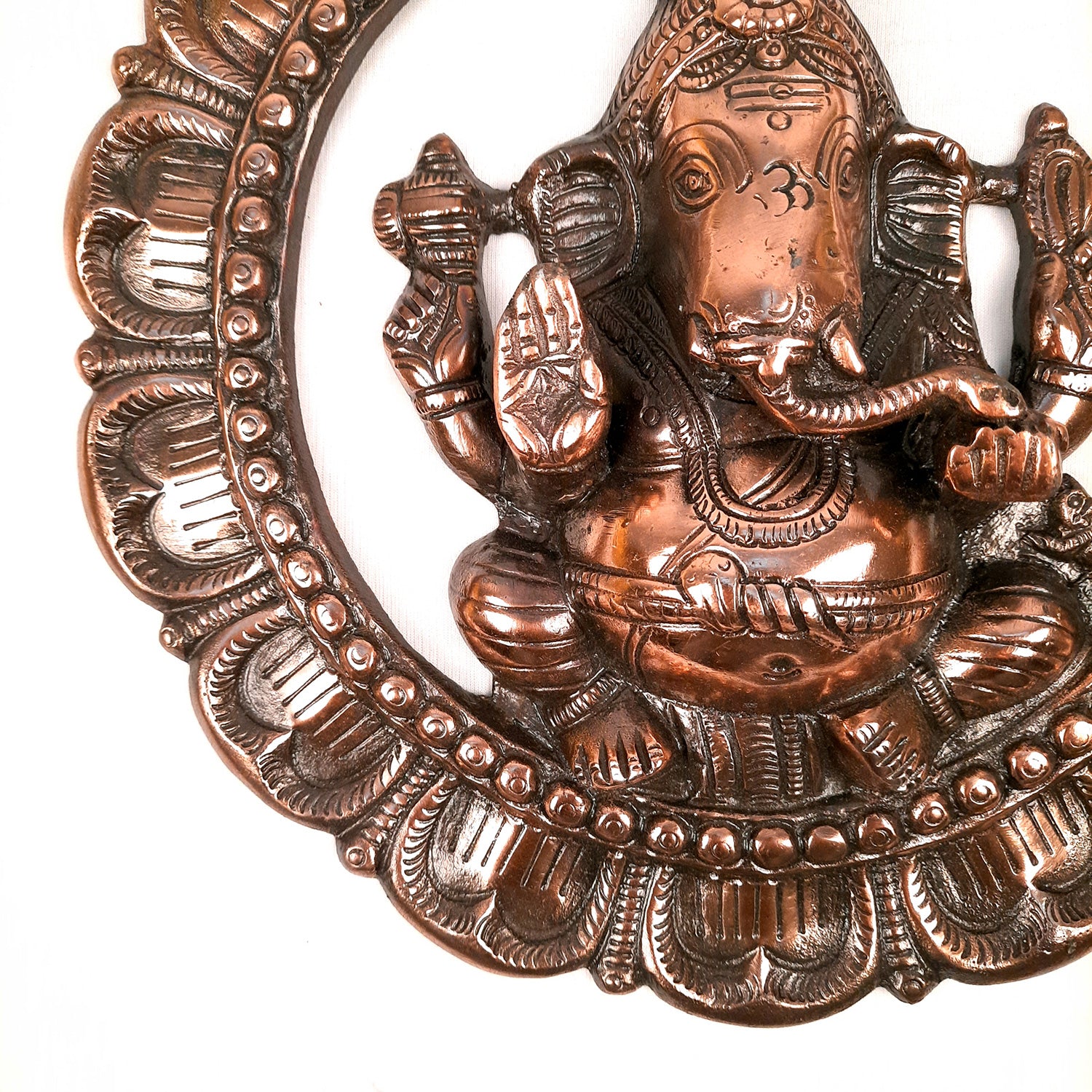 Lord Ganesh Wall Hanging Idol | Ganesha Wall Idol - for Home, Living Room, Entrance, Main Door - Apkamart