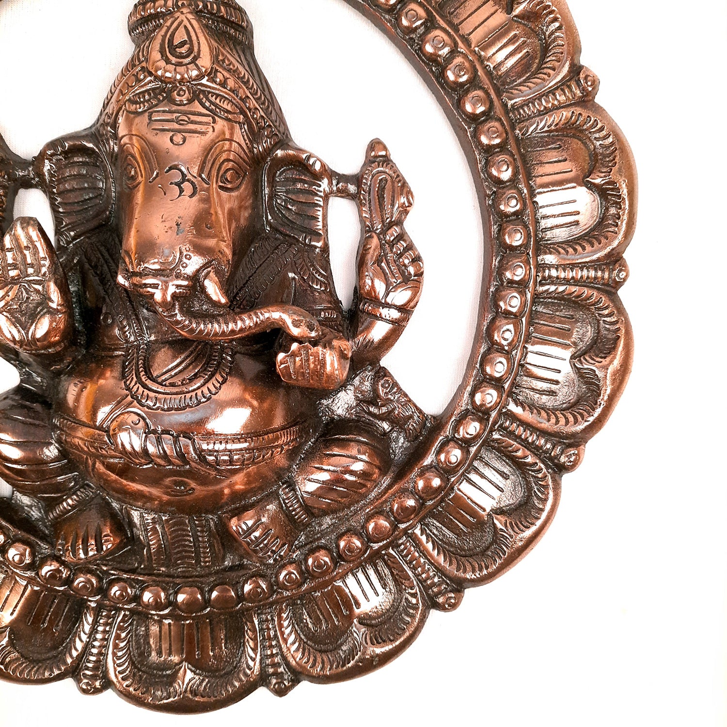 Lord Ganesh Wall Hanging Idol | Ganesha Wall Idol - for Home, Living Room, Entrance, Main Door - Apkamart