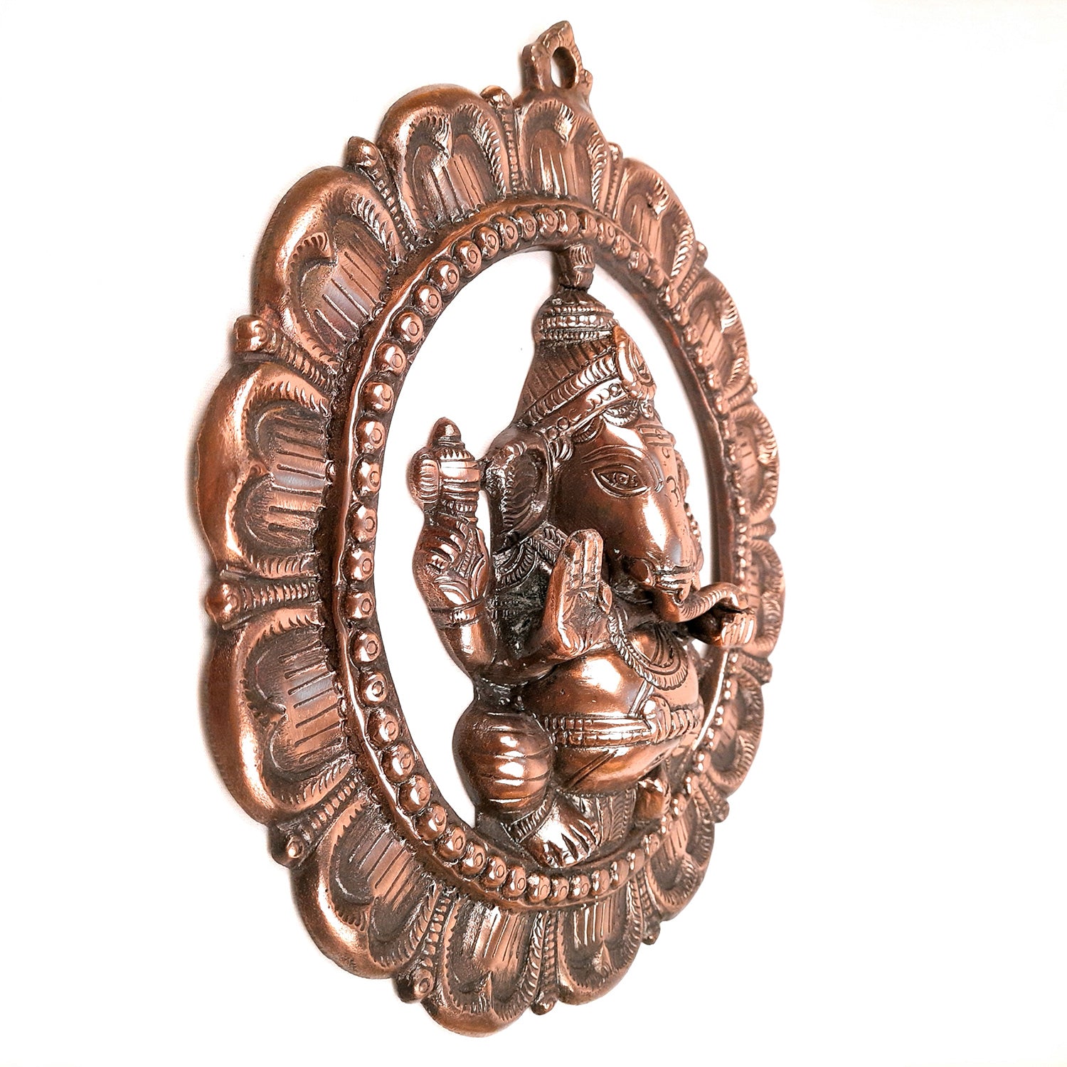 Lord Ganesh Wall Hanging Idol | Ganesha Wall Idol - for Home, Living Room, Entrance, Main Door - Apkamart