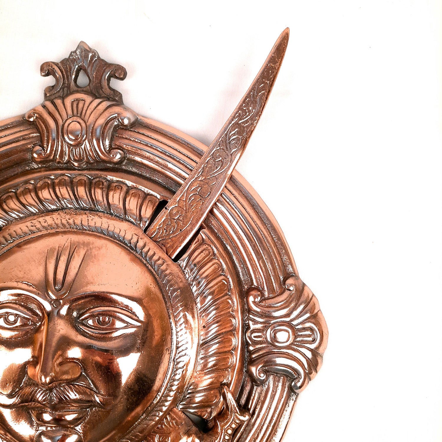 Dhal Talwar Wall Hanging | Sword & Shield Wall Mount Hangings - For Home, Living Room, Wall Decor & Gifts - Apkamart