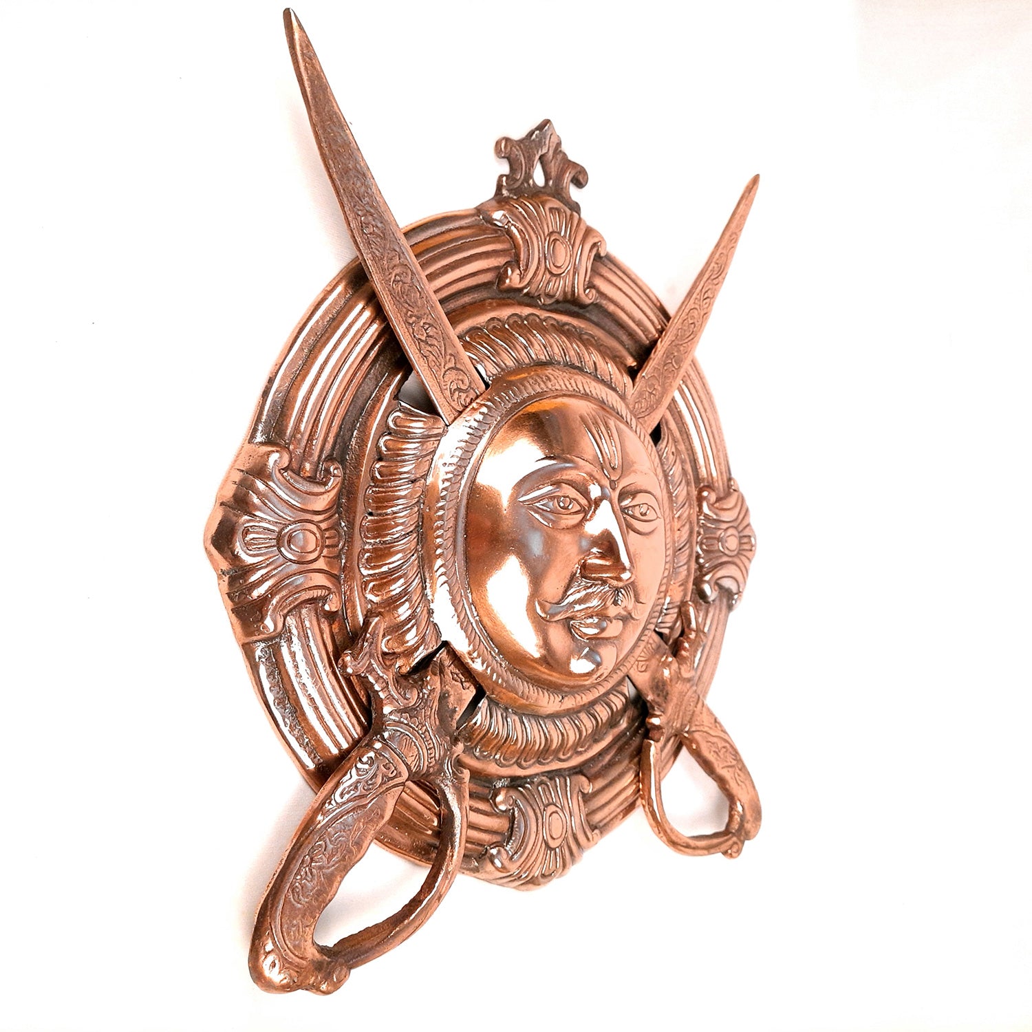 Dhal Talwar Wall Hanging | Sword & Shield Wall Mount Hangings - For Home, Living Room, Wall Decor & Gifts - Apkamart