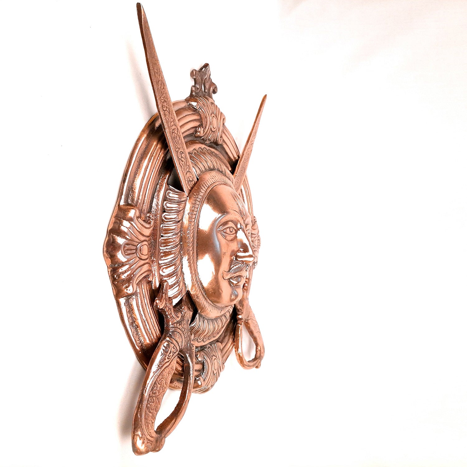 Dhal Talwar Wall Hanging | Sword & Shield Wall Mount Hangings - For Home, Living Room, Wall Decor & Gifts - Apkamart