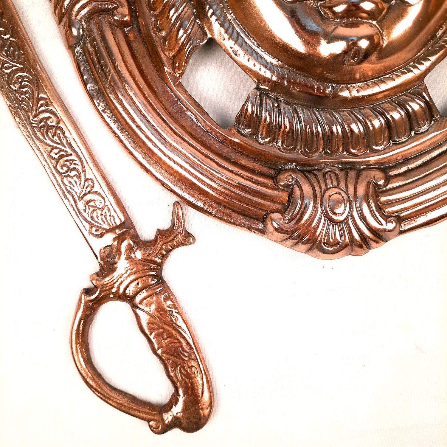 Dhal Talwar Wall Hanging | Sword & Shield Wall Mount Hangings - For Home, Living Room, Wall Decor & Gifts - Apkamart