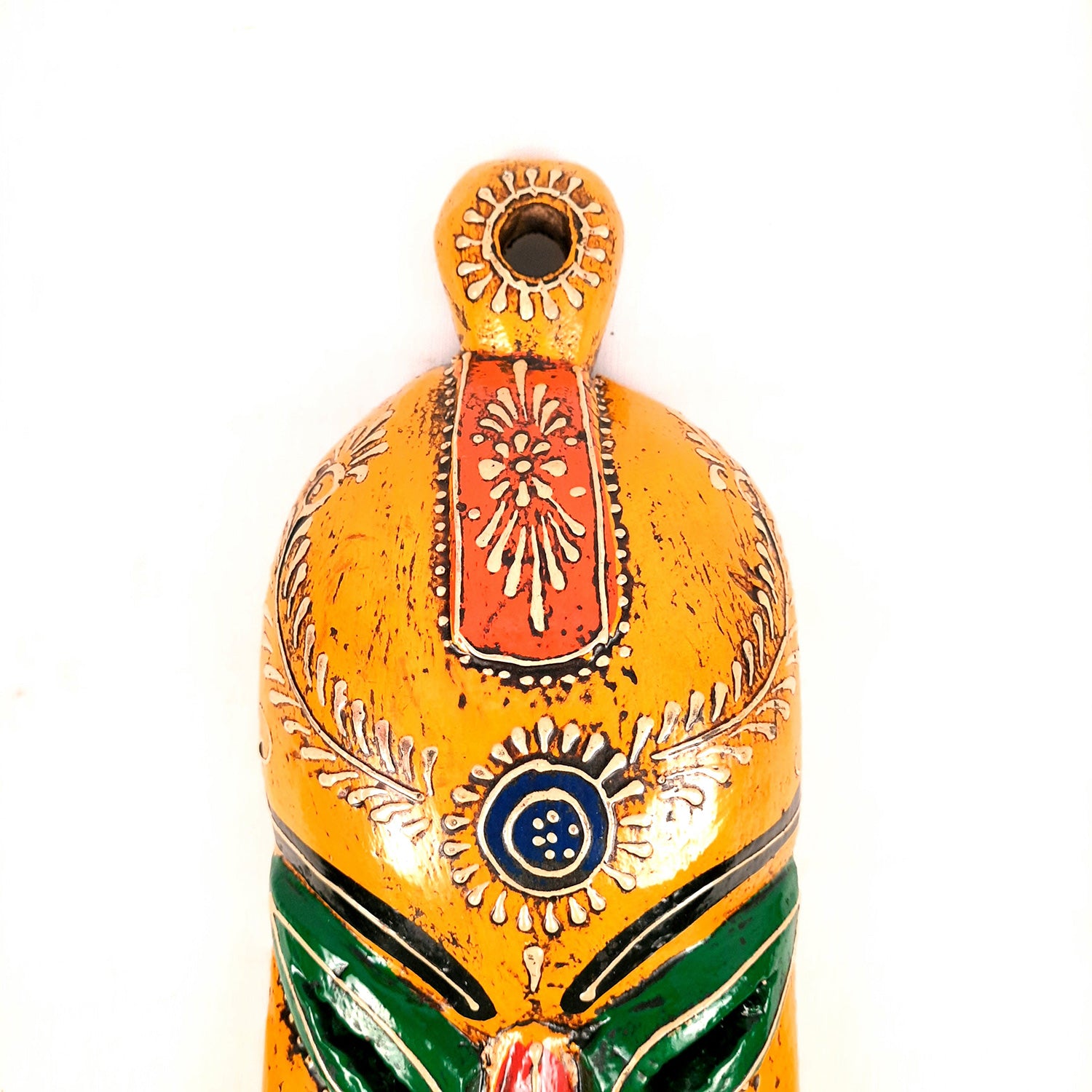 Wall Mask Nazar Battu | Big African Masks Featuring Tribal Face Decor - Egyptian Mask Hanging for Home Entrance, House, Door, Hall-Way, Balcony Decoration - 15 Inch - Apkamart