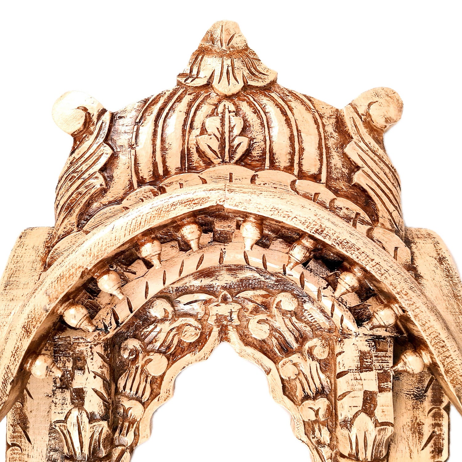 Jharokha Wall Hanging - Window Design | Wooden Jharokha Hangings for Photo Frame & Mirrors - For Home, Wall Decor, Living room, Entrance Decoration & Gifts - 27 Inch