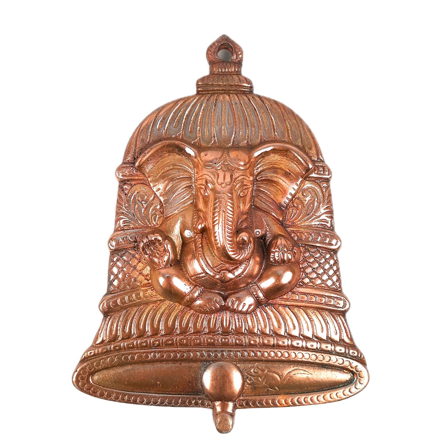 Ganesh Idol Wall Hanging | Lord Ganesha Wall Statue Decor - For Puja, Home & Entrance Living Room & Gift - 9 Inch - Apkamart