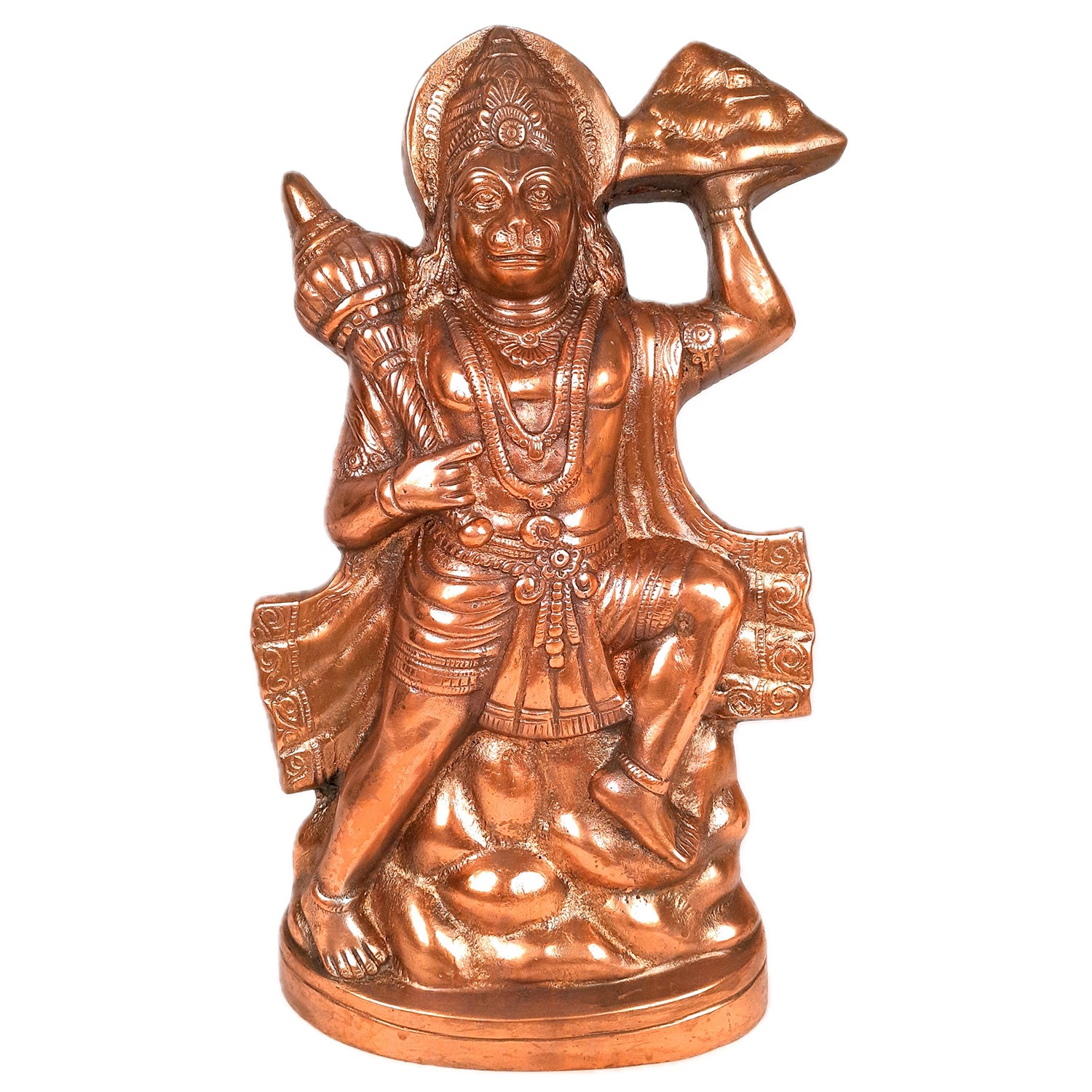 Lord Hanuman Statue | Bajarangbali Idol Murti | Religious & Spiritual Art - for Puja, Home, Entrance & Living Room - Apkamart