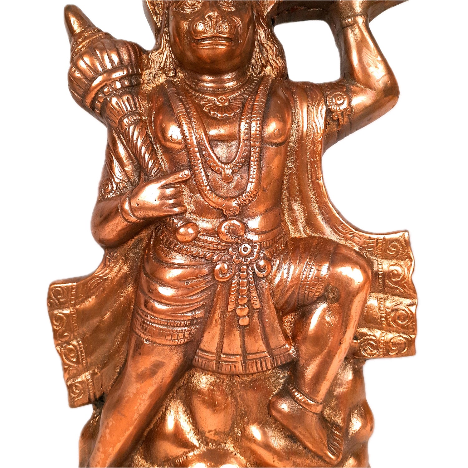 Lord Hanuman Statue | Bajarangbali Idol Murti | Religious & Spiritual Art - for Puja, Home, Entrance & Living Room - Apkamart