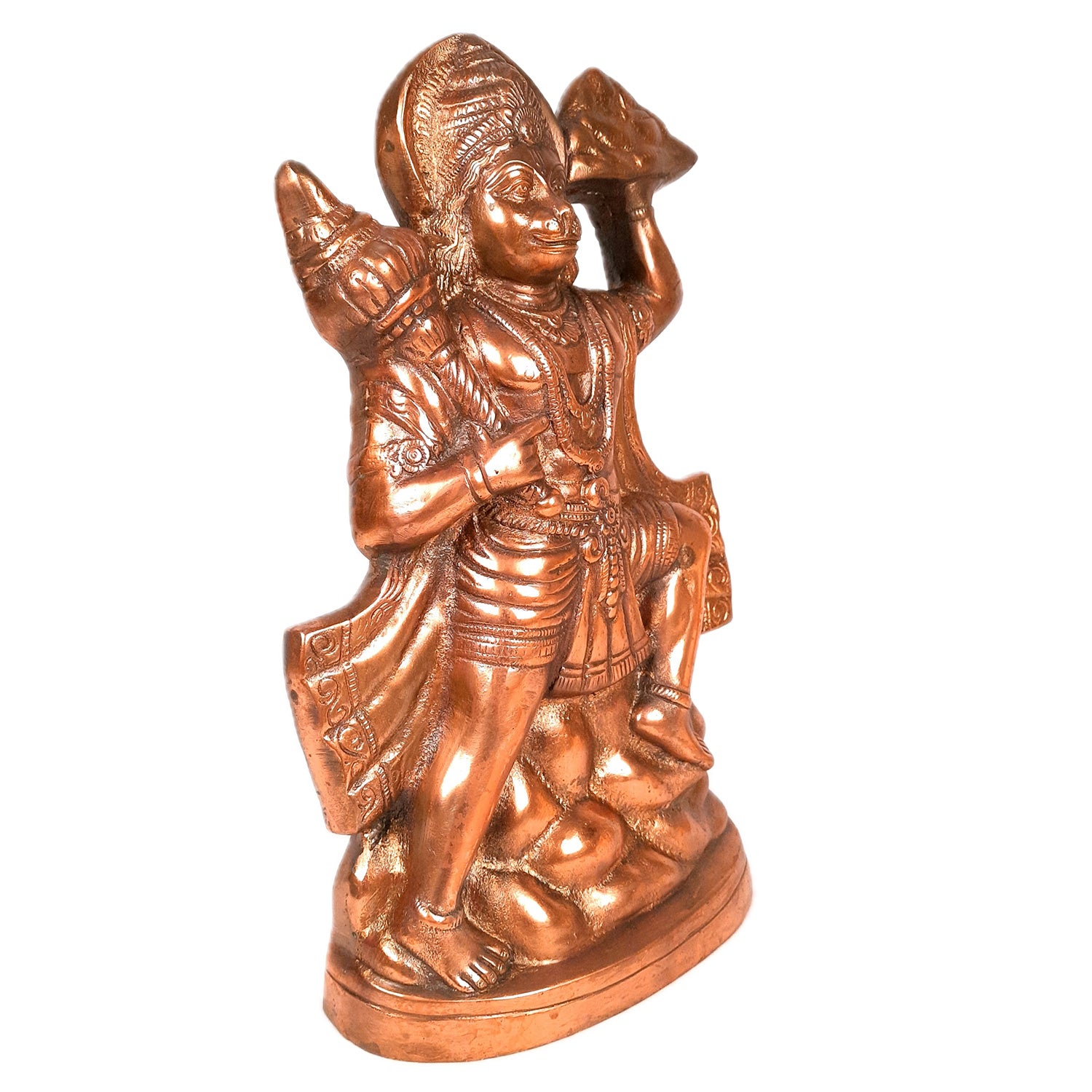 Lord Hanuman Statue | Bajarangbali Idol Murti | Religious & Spiritual Art - for Puja, Home, Entrance & Living Room - Apkamart