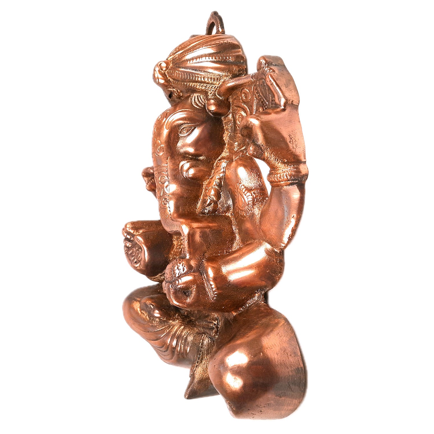 Ganesh Wall Hanging Statue | Lord Ganesha Wall Art - for Home, Puja, Living Room & Office | Antique Idol for Religious & Spiritual Decor - Apkamart #Size_14 Inch