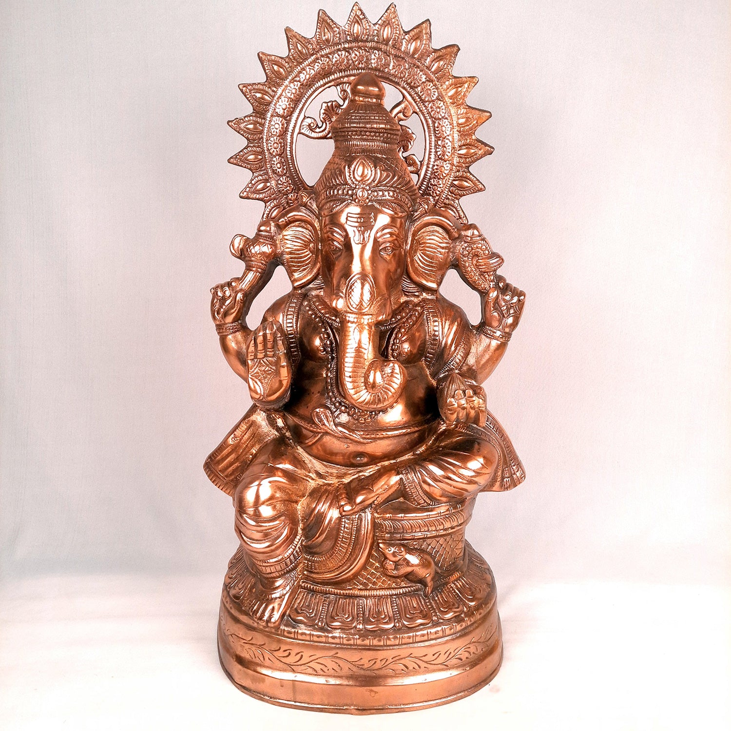Ganesh Idol | Lord Ganesha Statue Murti |Religoius & Spiritual Art - For Puja, Home & Entrance Living Room Decor & Gift - 21 Inch - Apkamart
