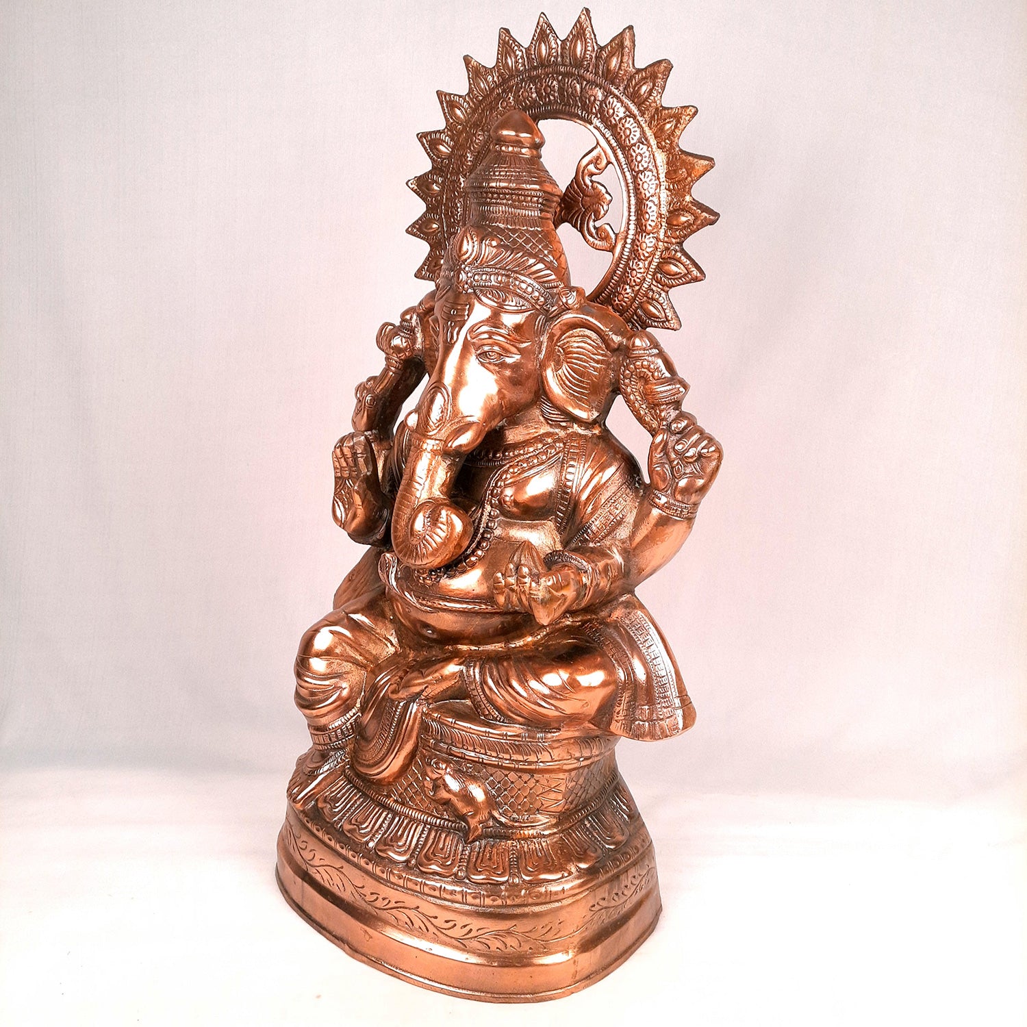 Ganesh Idol | Lord Ganesha Statue Murti |Religoius & Spiritual Art - For Puja, Home & Entrance Living Room Decor & Gift - 21 Inch - Apkamart