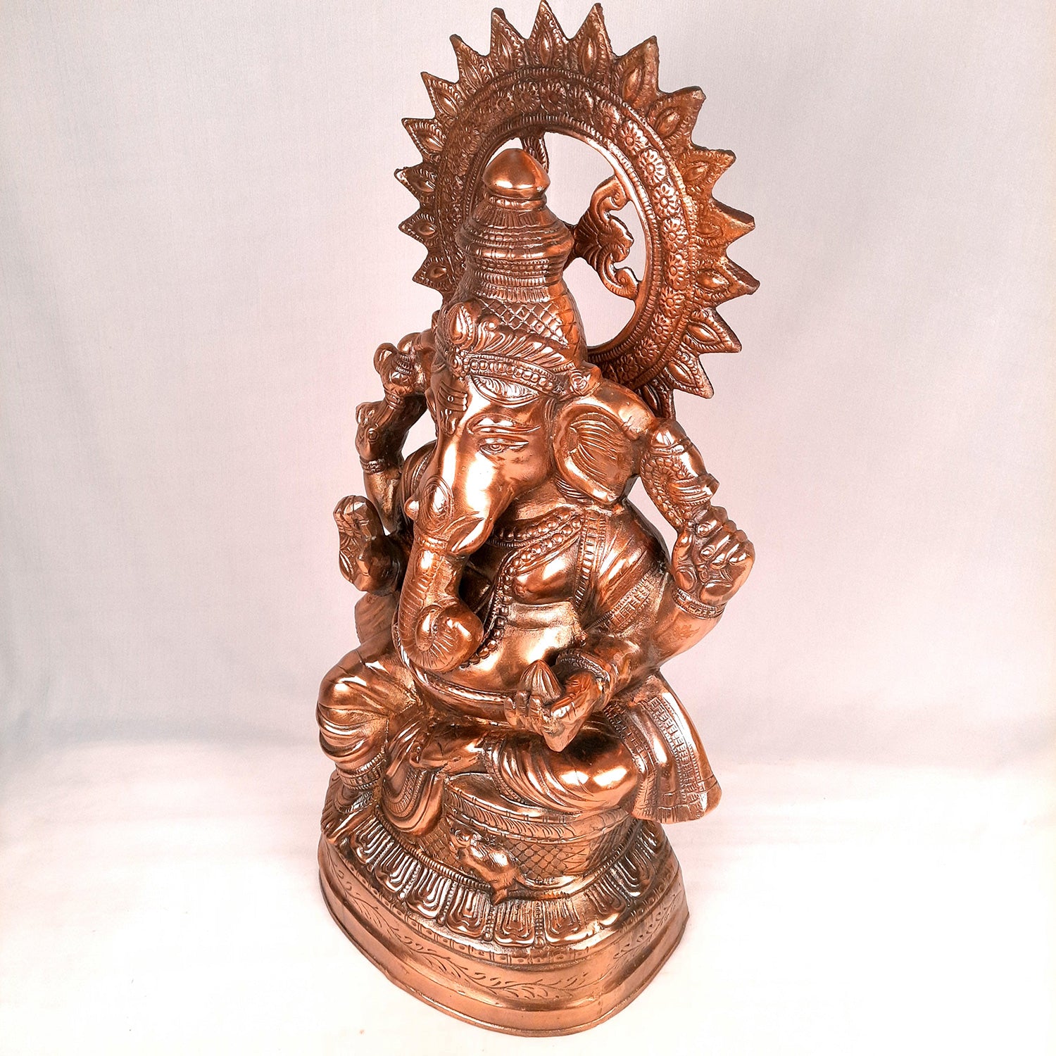 Ganesh Idol | Lord Ganesha Statue Murti |Religoius & Spiritual Art - For Puja, Home & Entrance Living Room Decor & Gift - 21 Inch - Apkamart