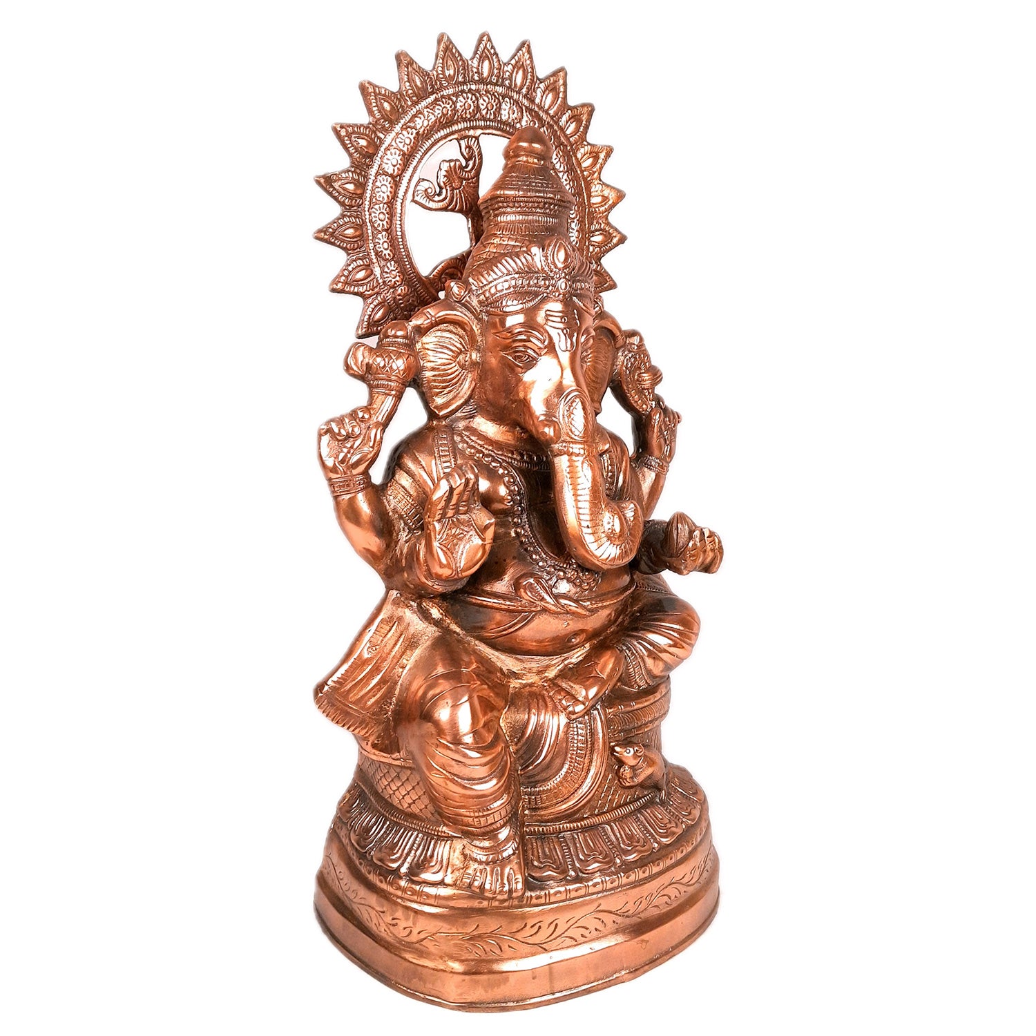 Ganesh Idol | Lord Ganesha Statue Murti |Religoius & Spiritual Art - For Puja, Home & Entrance Living Room Decor & Gift - 21 Inch - Apkamart