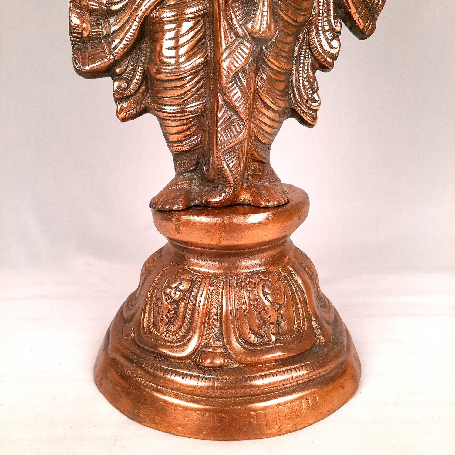 Shri Krishna Statue | Lord Krishna Idol Big | Religious & Spiritual Art Sculpture - for Gift, Home, Living Room, Office, Puja Room Decoration - 24 inch - Apkamart
