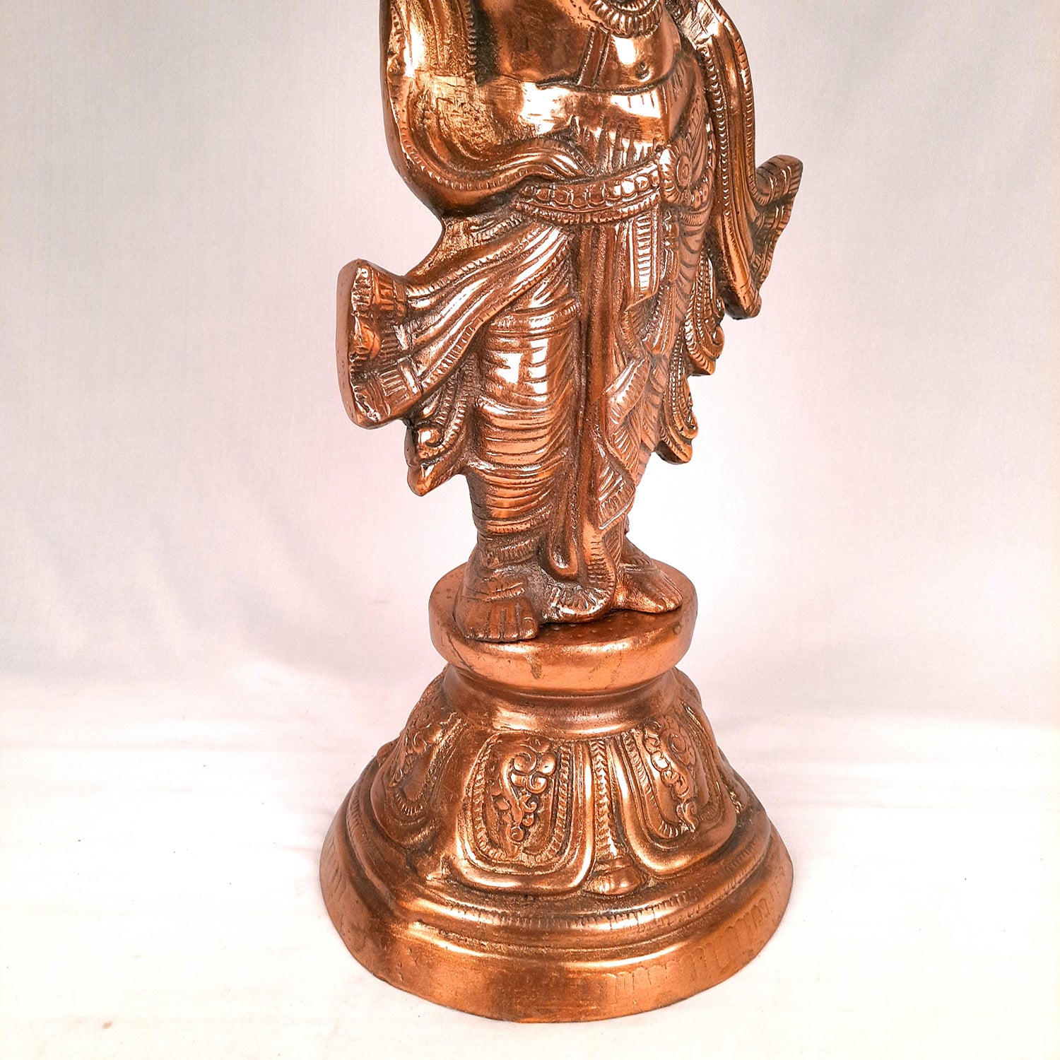 Shri Krishna Statue | Lord Krishna Idol Big | Religious & Spiritual Art Sculpture - for Gift, Home, Living Room, Office, Puja Room Decoration - 24 inch - Apkamart