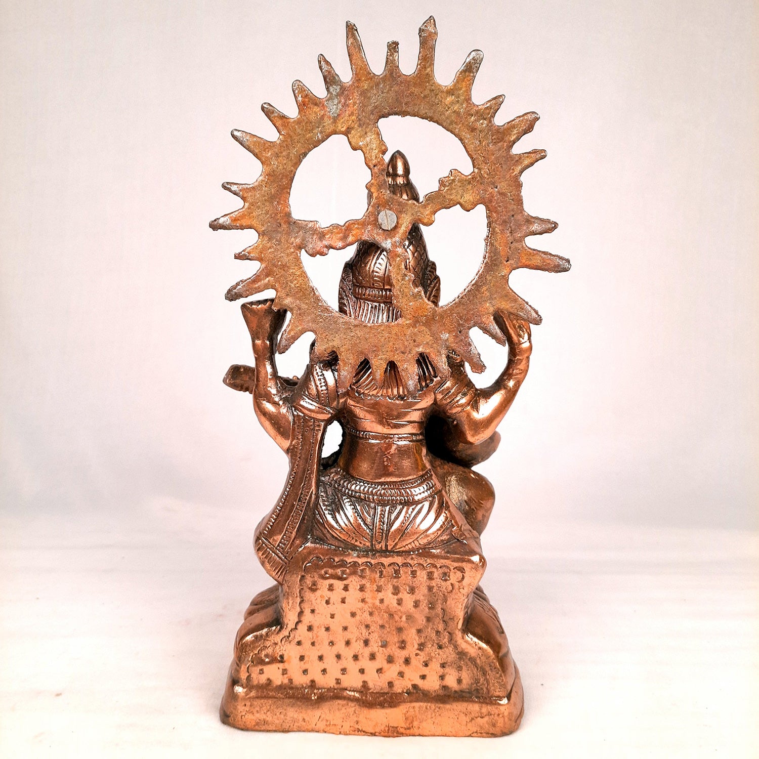Saraswati Idol | Goddess Sarasvati Playing Veena Statue | Religoius & Spiritual Art - For Puja, Home & Entrance, Living Room & Gift - Apkamart