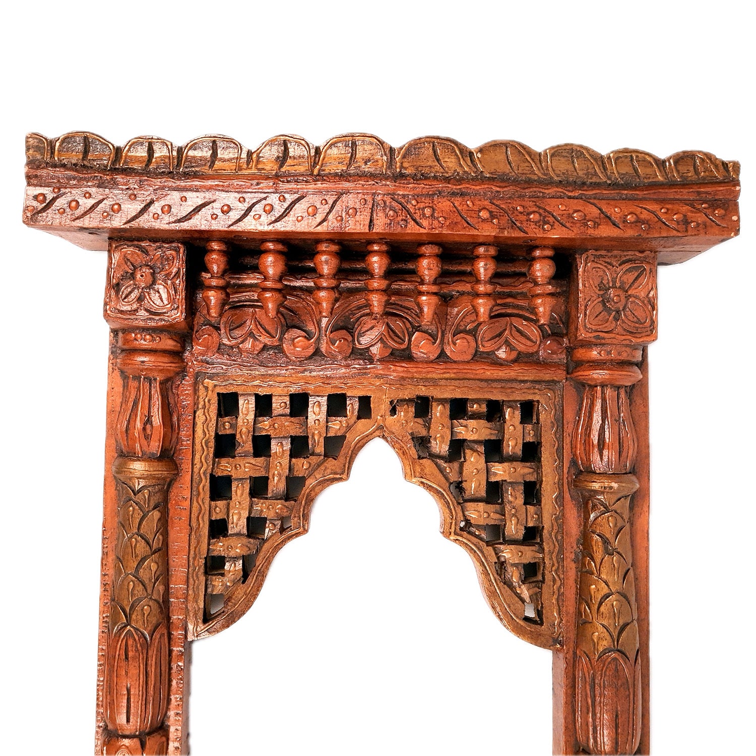 Jharokha Wall Hanging | Wooden Jharokha Frame Hangings - For Home, Wall Decor, Frames, Living room, Entrance Decoration & Gifts - Apkamart