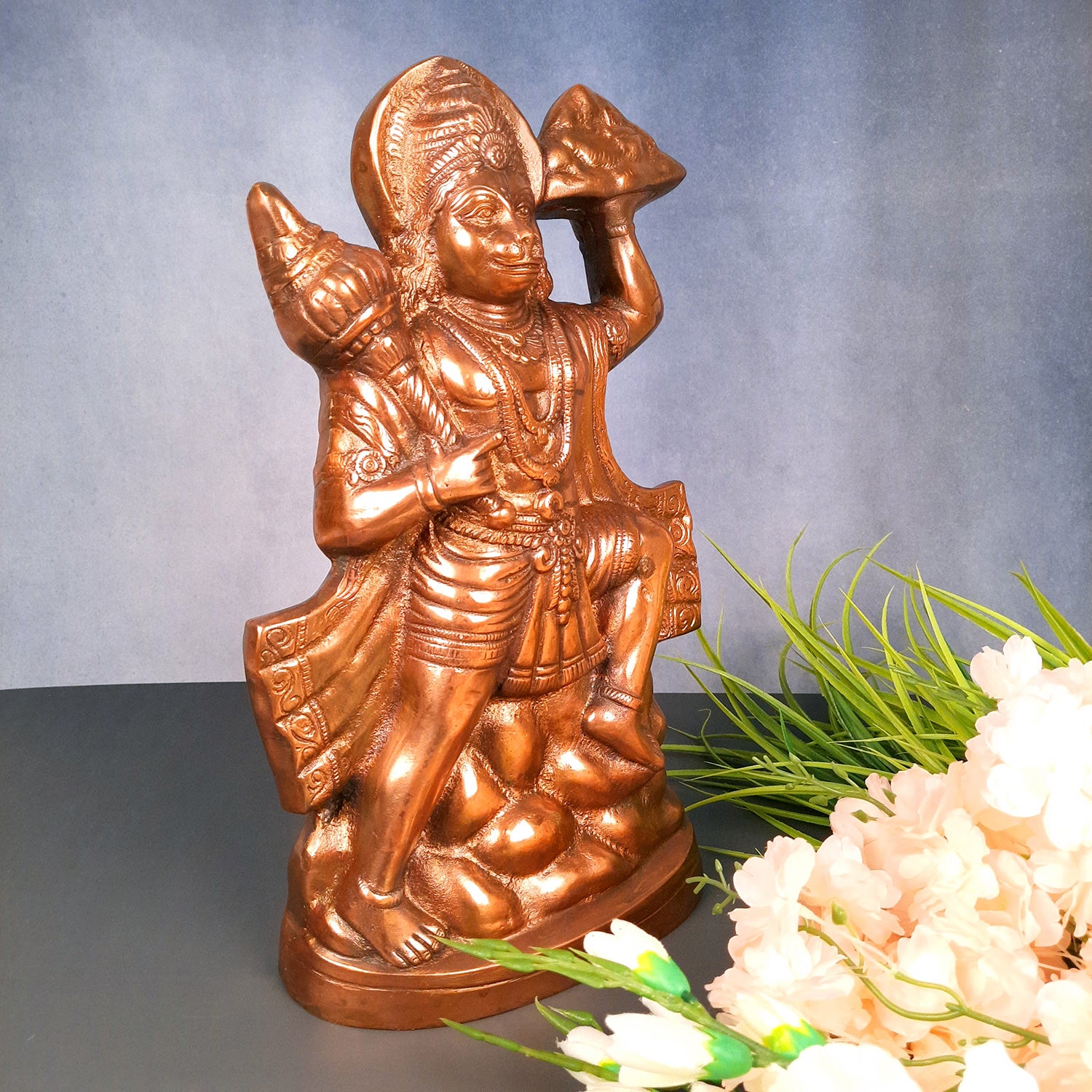 Lord Hanuman Statue | Bajarangbali Idol Murti | Religious & Spiritual Art - for Puja, Home, Entrance & Living Room - Apkamart