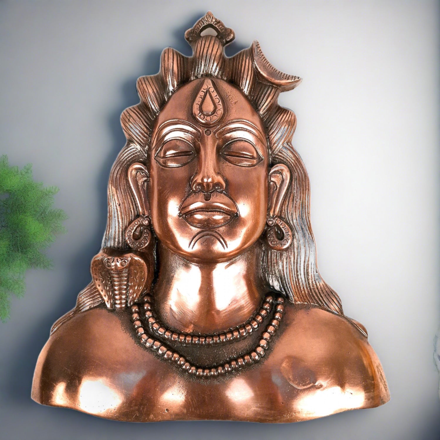 Adiyogi Shiva Wall Hanging | Shiv Wall Art - For Home, Living Room, Wall, Entrance Decor | Office Decor & Gifts - 12 Inch - Apkamart