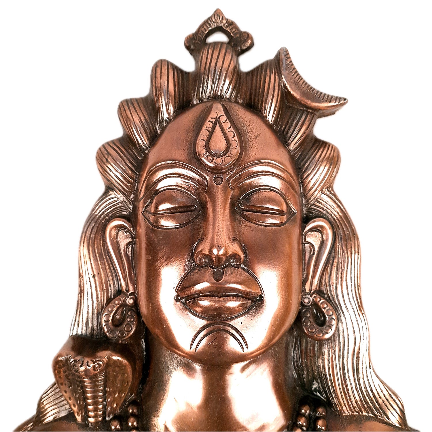 Adiyogi Shiva Wall Hanging | Shiv Wall Art - For Home, Living Room, Wall, Entrance Decor | Office Decor & Gifts - 12 Inch - Apkamart