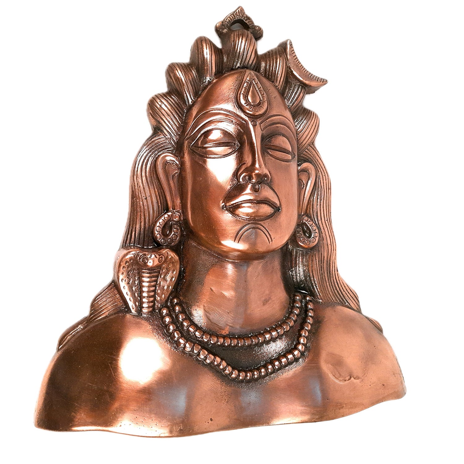 Adiyogi Shiva Wall Hanging | Shiv Wall Art - For Home, Living Room, Wall, Entrance Decor | Office Decor & Gifts - 12 Inch - Apkamart