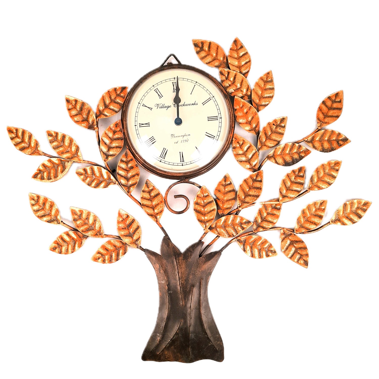 Tree Wall Hanging with In Built Clock | Deewar Ghadi - For Living Room, Bedroom, Hall, Office Decor & Gift - Apkamart