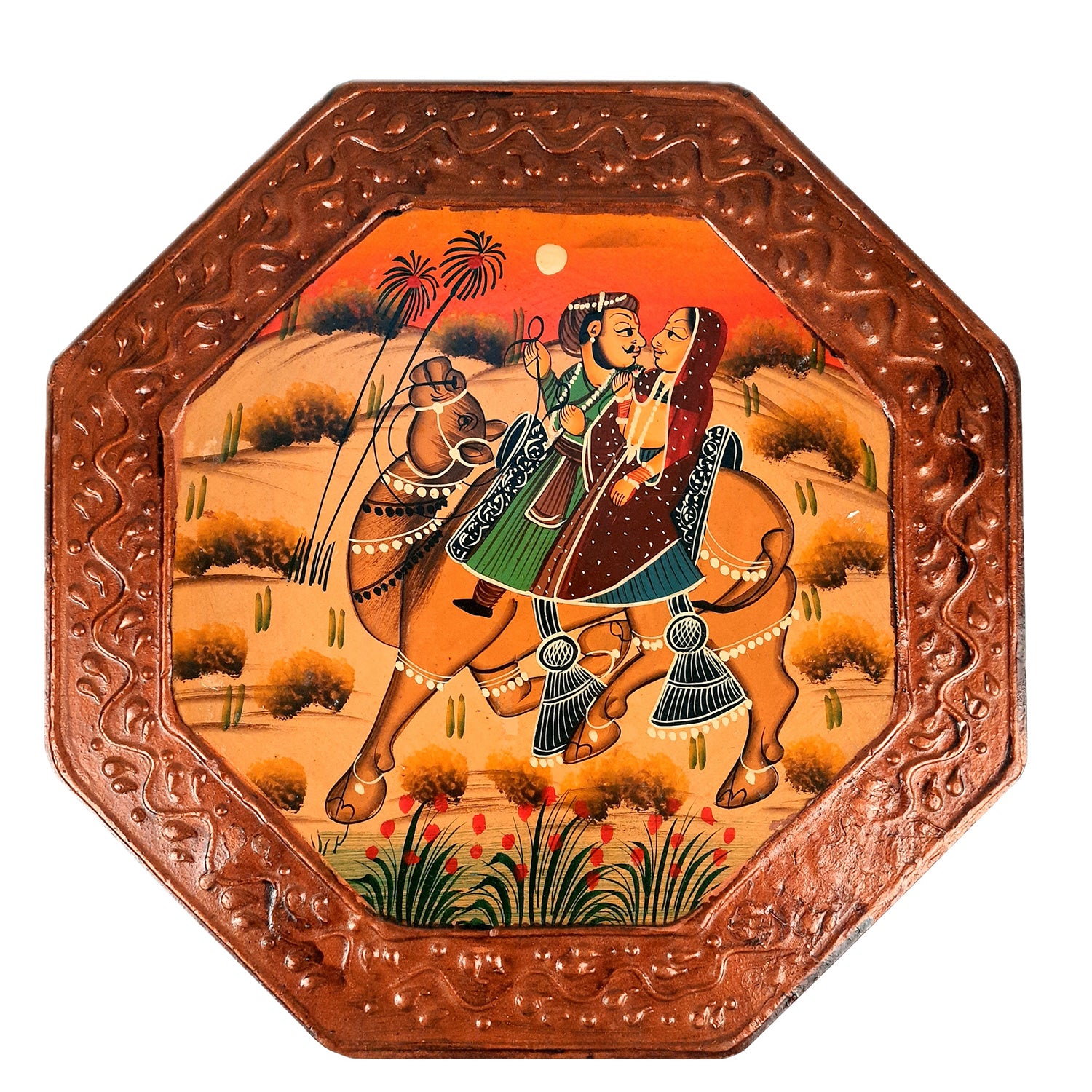 Wooden Chowki Bajot | Decorative Choki / Peeta - For Home, Puja, Living Room, Sitting, Sofa Corners Decor & Gifts - Apkamart