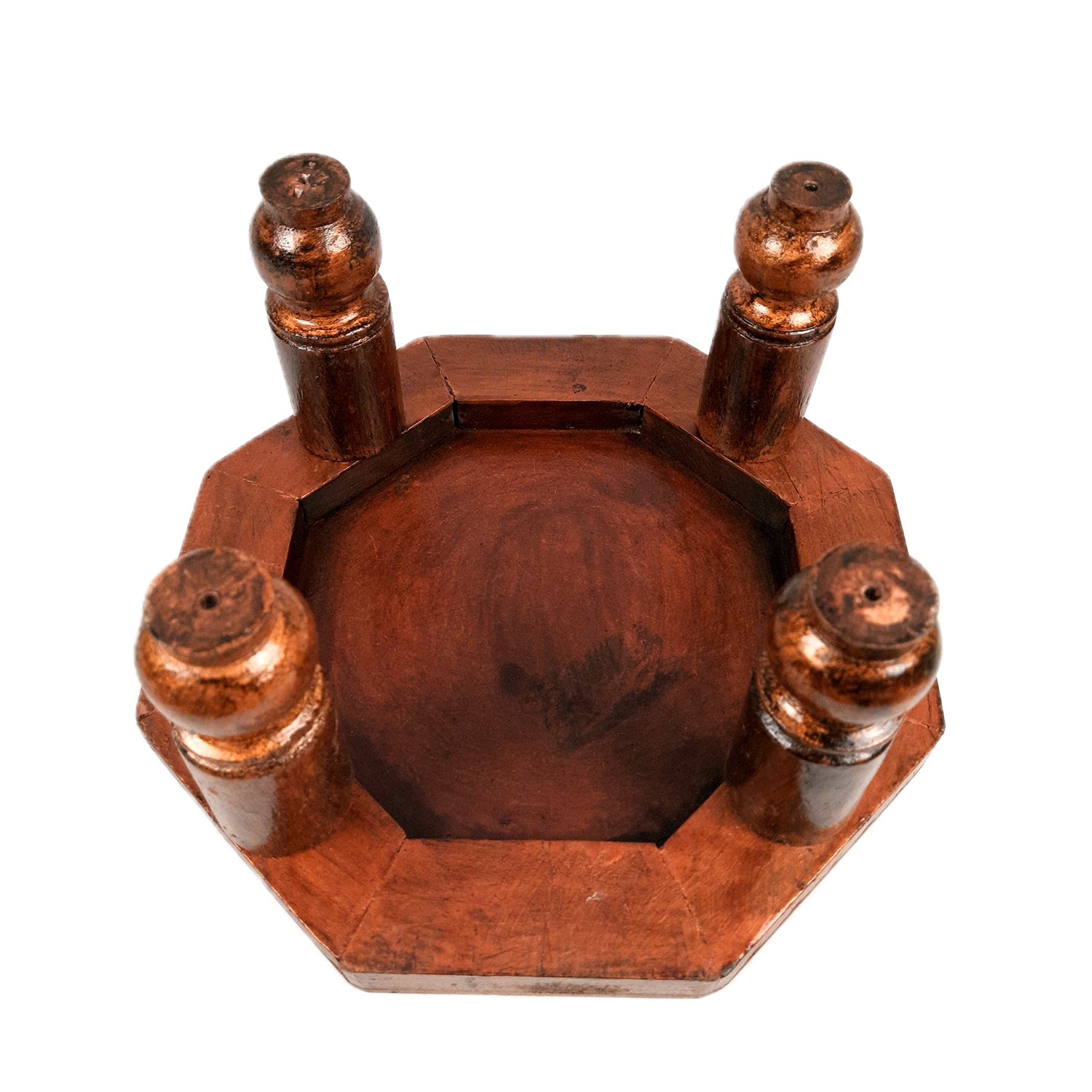 Wooden Chowki Bajot | Decorative Choki / Peeta - For Home, Puja, Living Room, Sitting, Sofa Corners Decor & Gifts - Apkamart