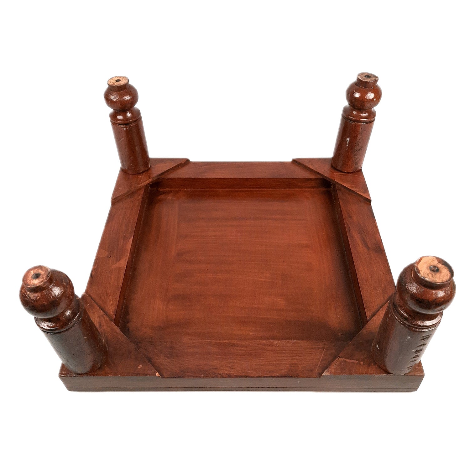 Wooden Chowki Bajot | Decorative Choki / Peeta - For Home, Living Room, Sitting, Sofa Corners Decor & Gifts - Apkamart