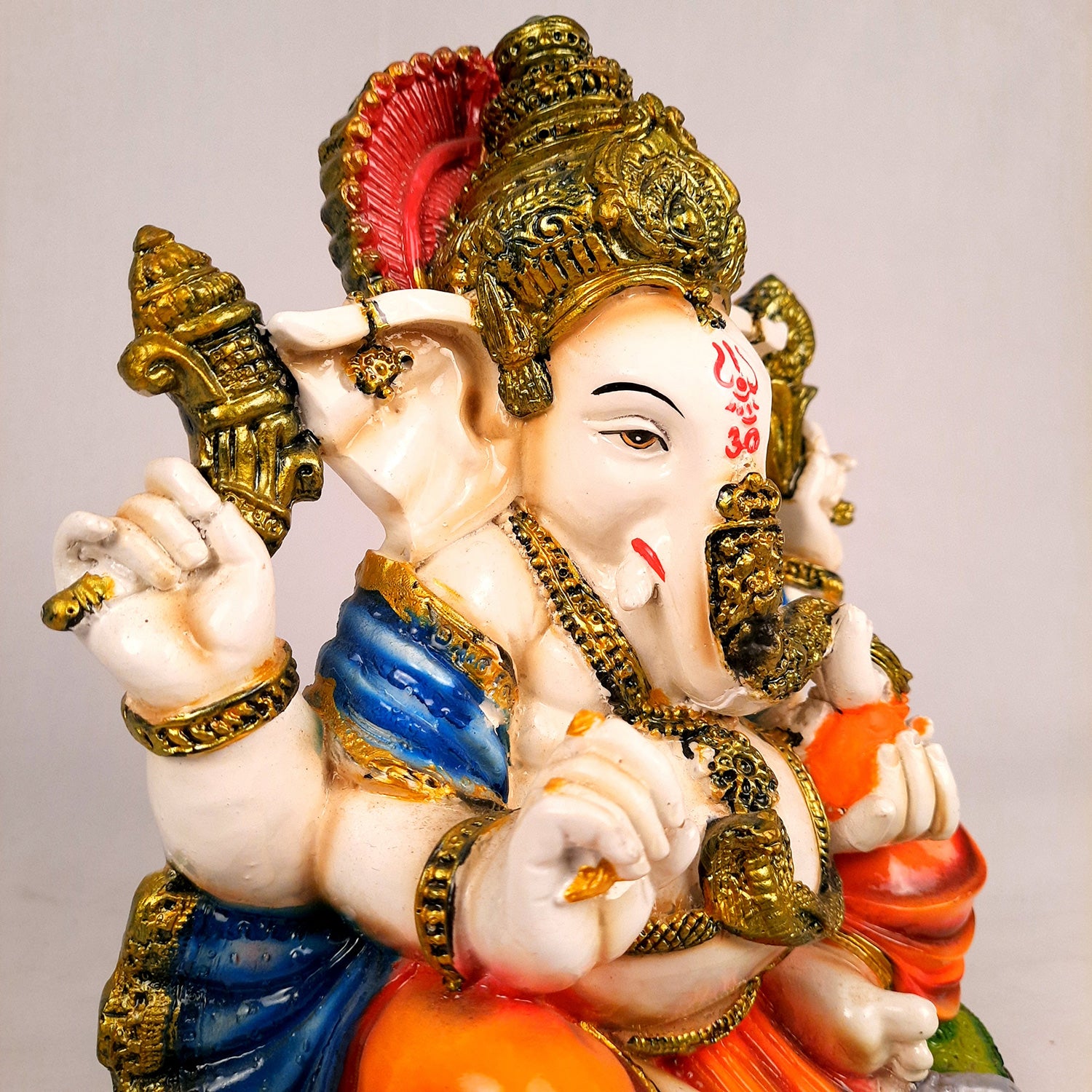 Ganesh Statue | Lord Ganesha Idol - for Home, Puja, Living Room, Entrance & Office Decor - 10 Inch - Apkamart #Style_Design 2