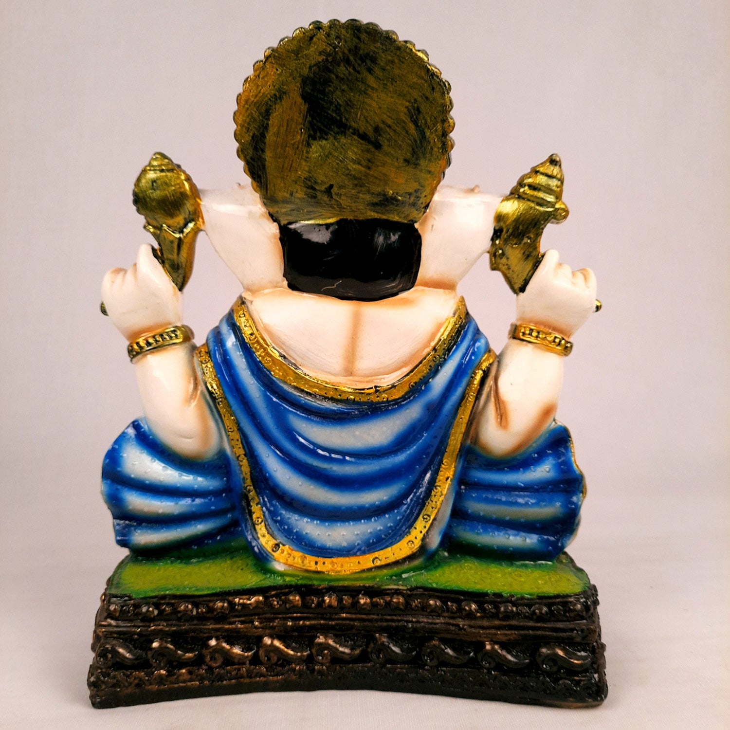 Ganesh Statue | Lord Ganesha Idol - for Home, Puja, Living Room, Entrance & Office Decor - 10 Inch - Apkamart #Style_Design 2