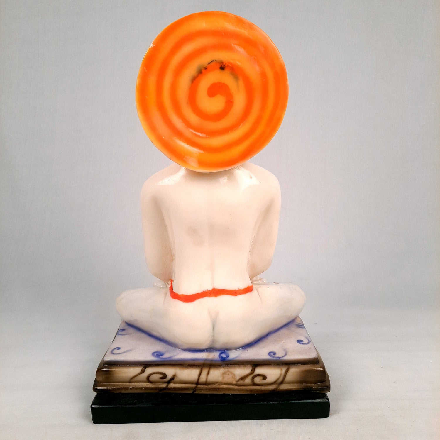 Mahaveer Ji Statue | Bhagwan Mahaveer Idol - for Home, Puja, Living Room, Entrance & Office Decor - 13 Inch - Apkamart