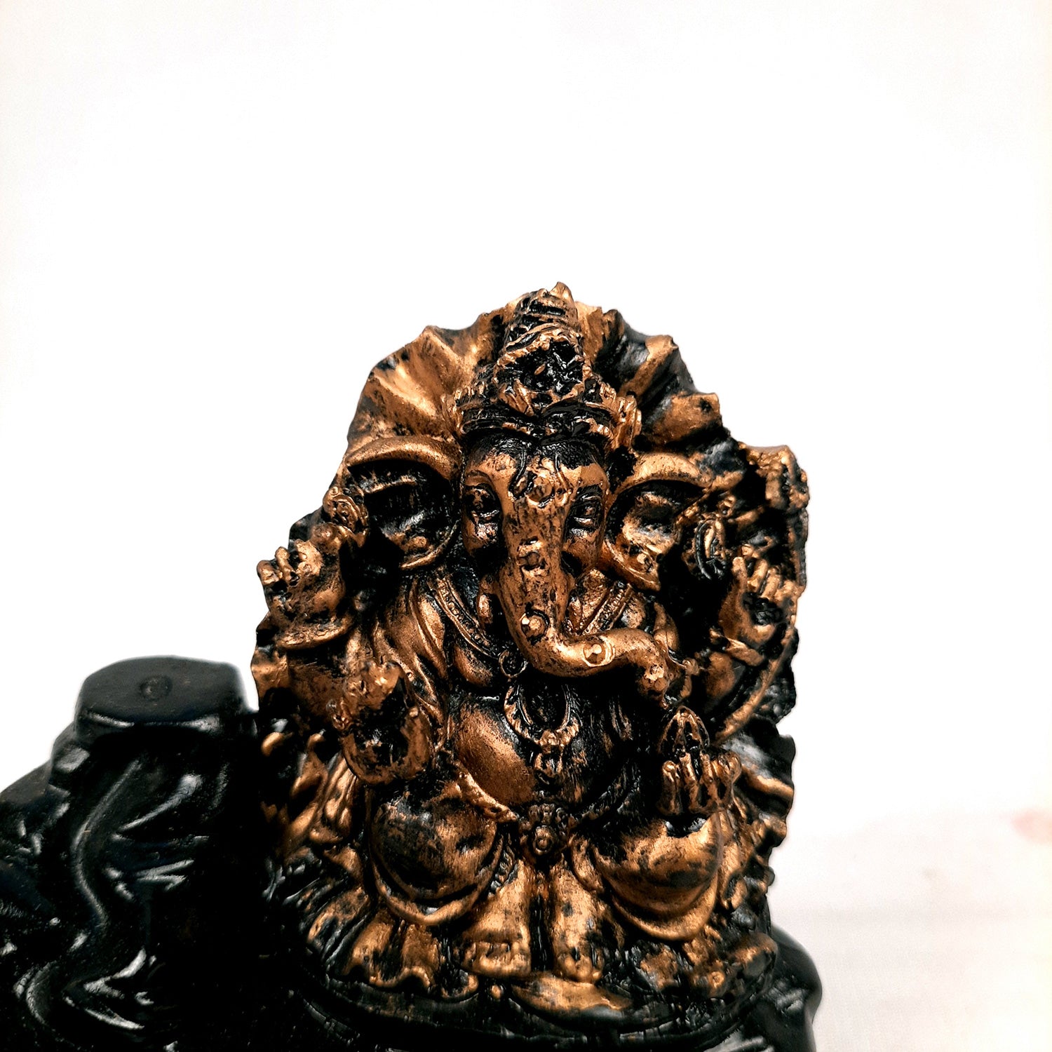 Ganesh Smoke Fountain | Backflow Incense Holder Burner Cum Decorative Showpiece | Smoke Waterfall - For Home, Puja, Living room, Office Decor & Gift - Apkamart