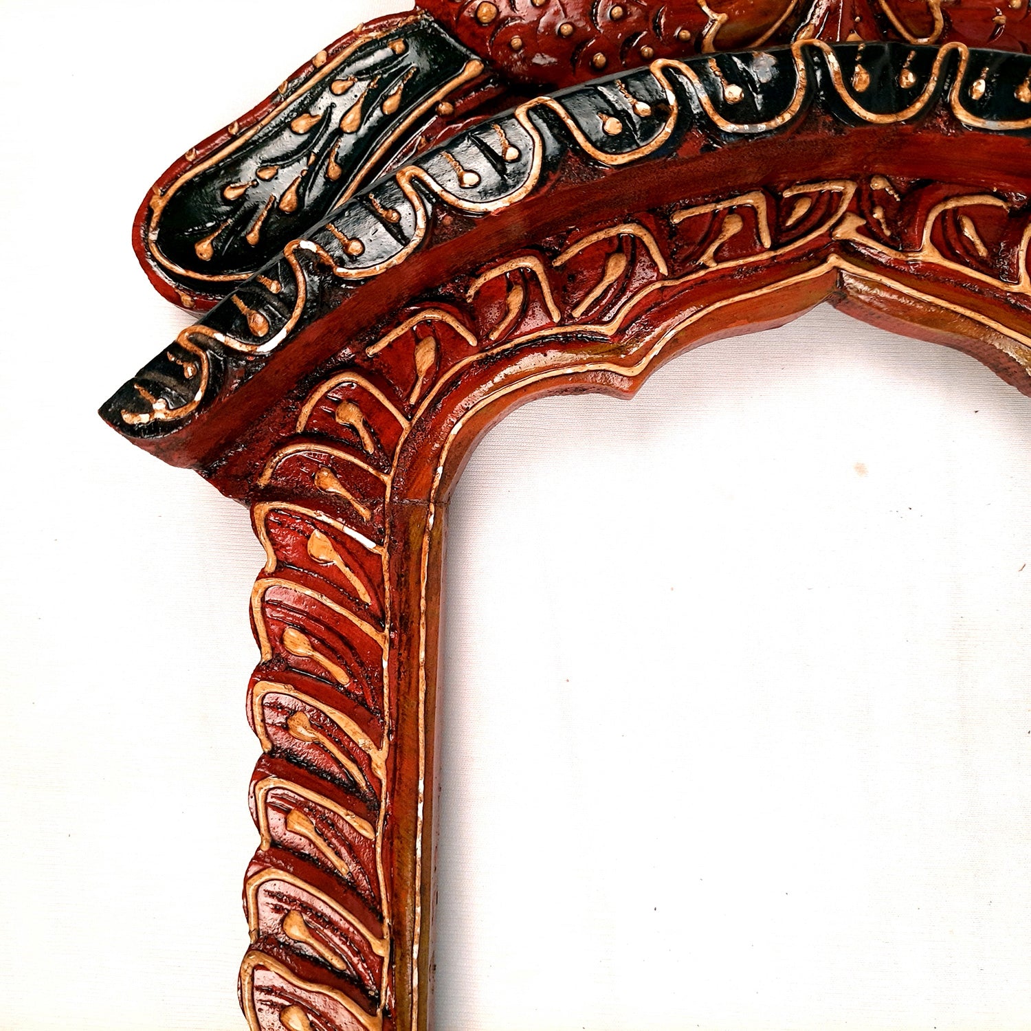 Jharokha Wooden Wall Hanging | Jharokha Frame Hangings - For Home, Wall Decor, Living room, Entrance Decoration & Gifts - 17 Inch - Apkamart