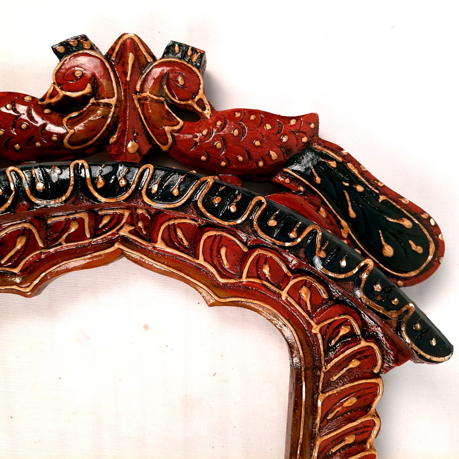 Jharokha Wooden Wall Hanging | Jharokha Frame Hangings - For Home, Wall Decor, Living room, Entrance Decoration & Gifts - 17 Inch - Apkamart