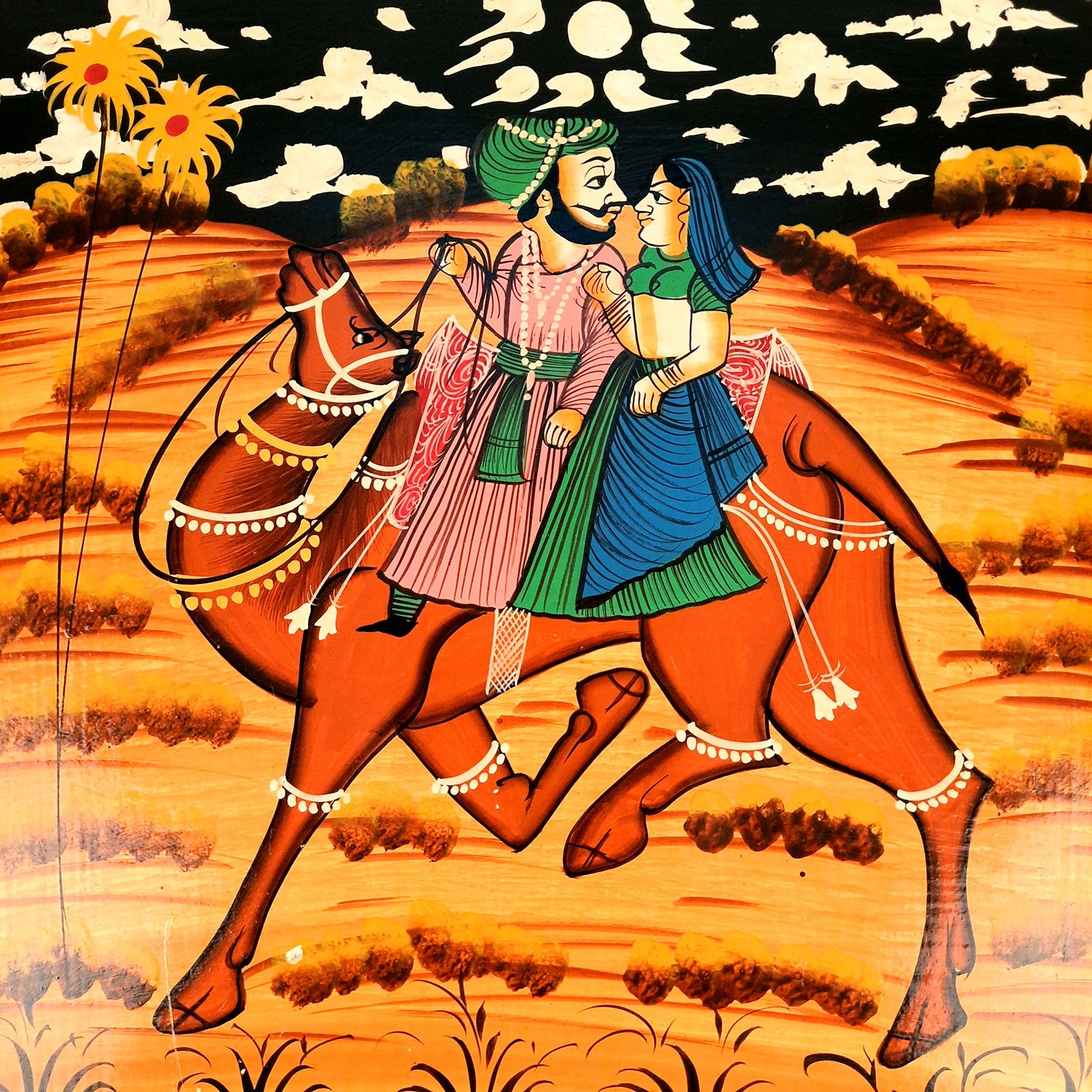 Puja Chowki Bajot| Wooden Choki For Sitting | Peeta - For Home, living Room, Corner, Mandir Decoration & Gifts - Apkamart