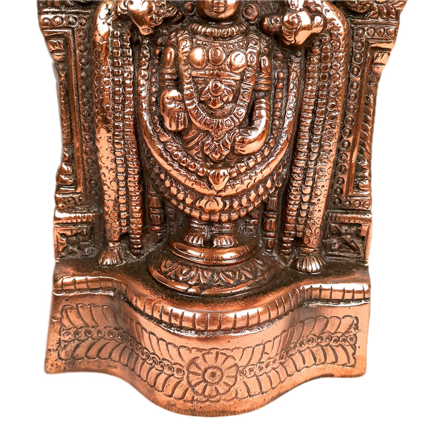 Tirupati Balaji Idol | Swami Venkateswara Statue | Balaji Face Murti - for Home, Living Room, Office, Puja & Gift - 8 Inch - apkamart