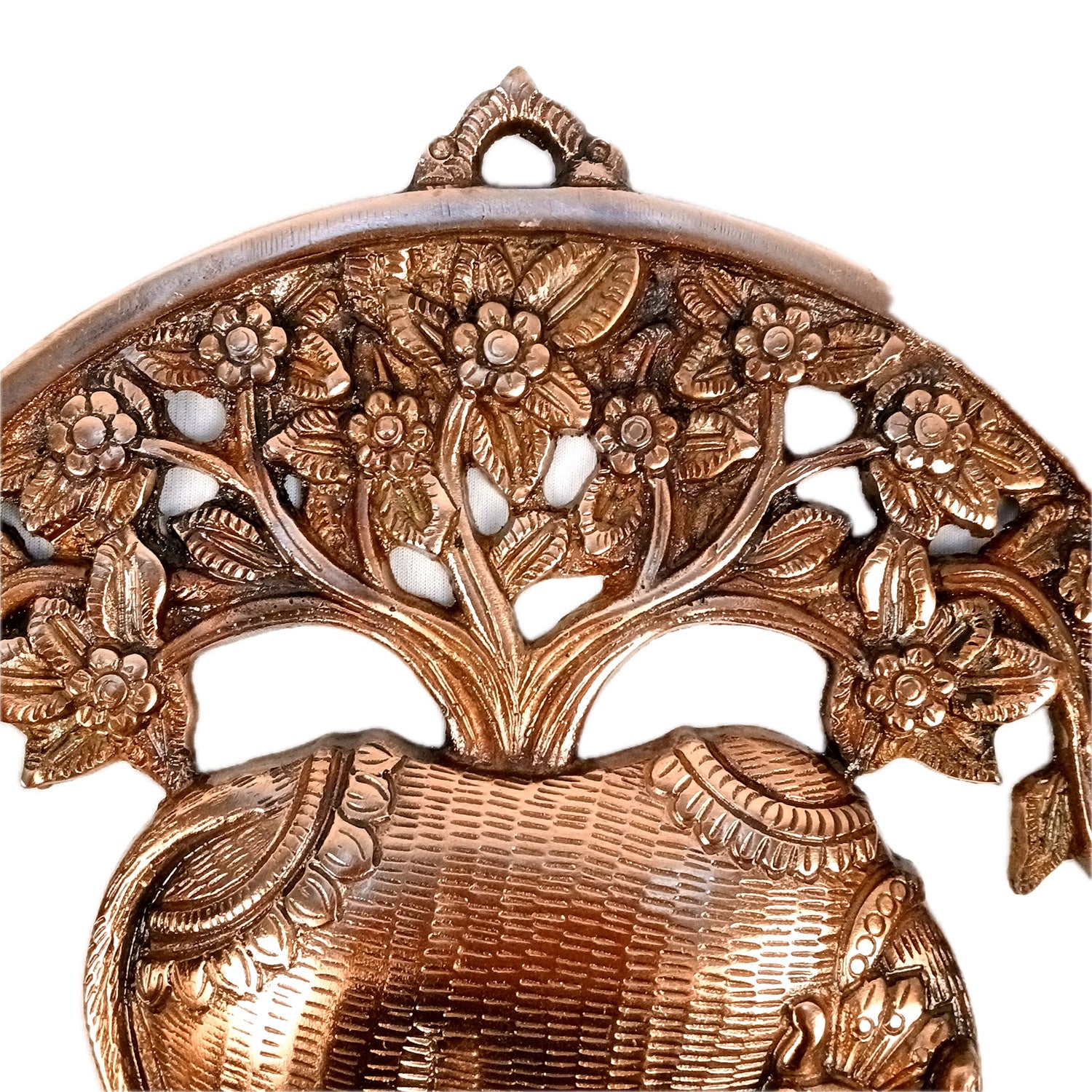 Kamdhenu Cow with Calf Wall Hanging | Mother Cow Feeding Calf - for Home, Living Room, Office, Puja Decor | Gift For Expecting Mothers - 13 Inch - Apkamart