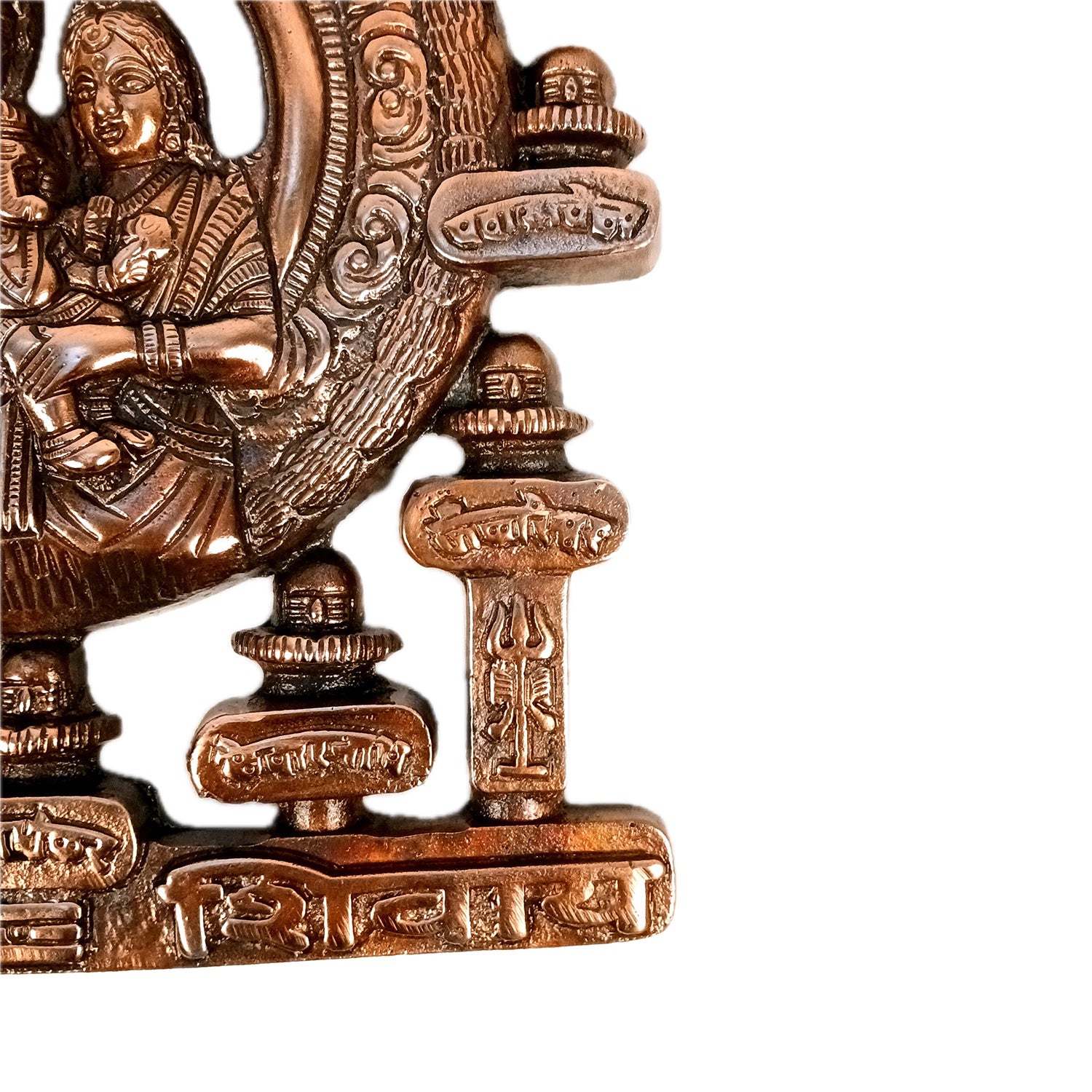 12 Jyotirling With Shiv Parti Ganesh Wall Hanging | Jyotirlinga Darshan Wall Idol Statue - for Home, Temple, Office Décor & Gift - 13 Inch - Apkamart