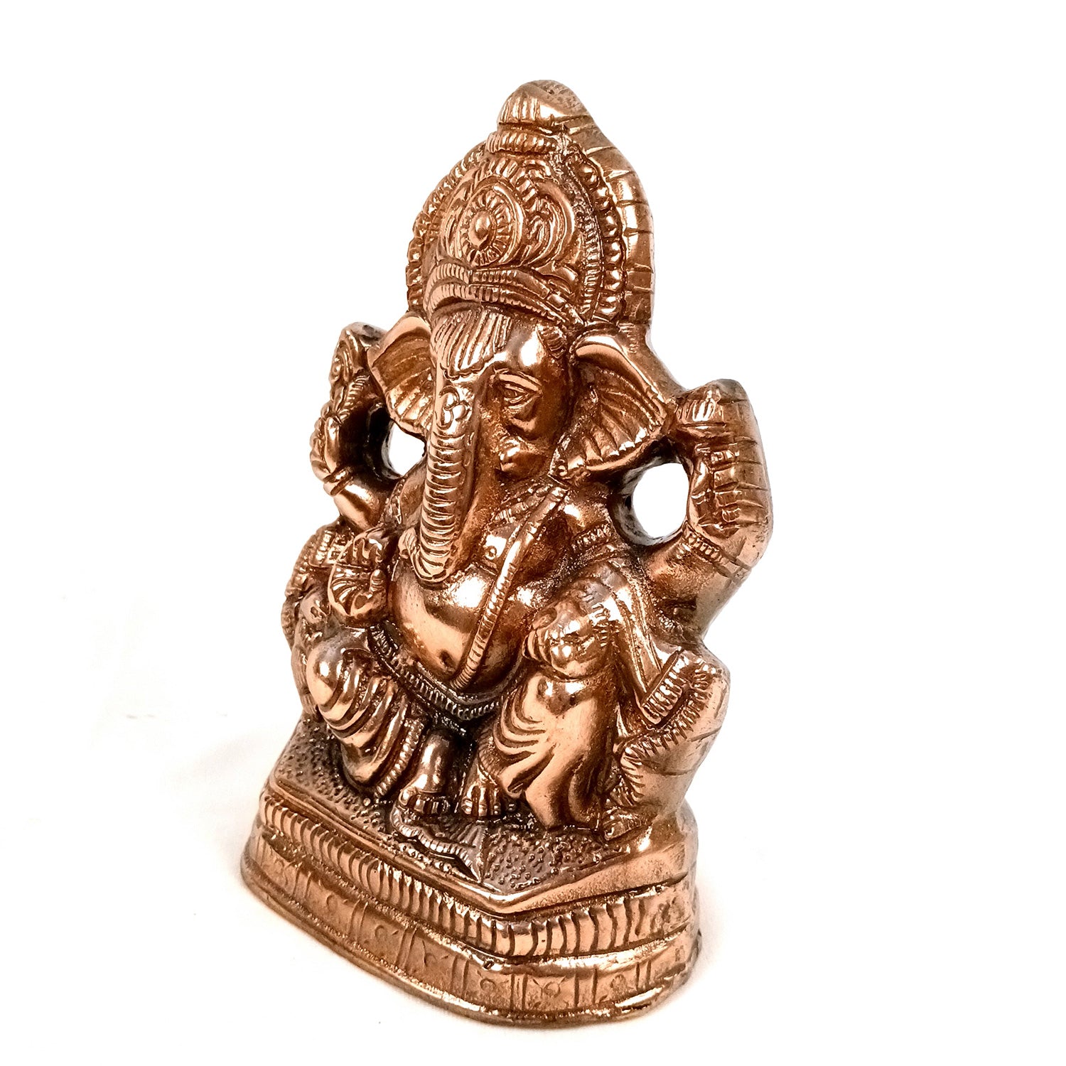 Ganesh Idol | Lord Ganesha Statue Murti |Religious & Spiritual Art - For Puja, Home & Entrance Living Room Decor & Gift - 9 Inch - Apkamart