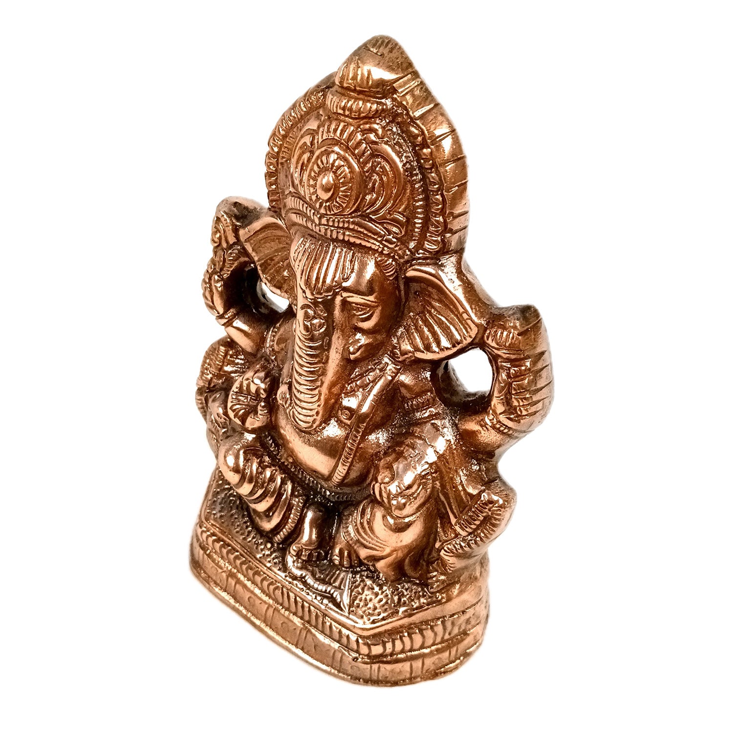 Ganesh Idol | Lord Ganesha Statue Murti |Religious & Spiritual Art - For Puja, Home & Entrance Living Room Decor & Gift - 9 Inch - Apkamart