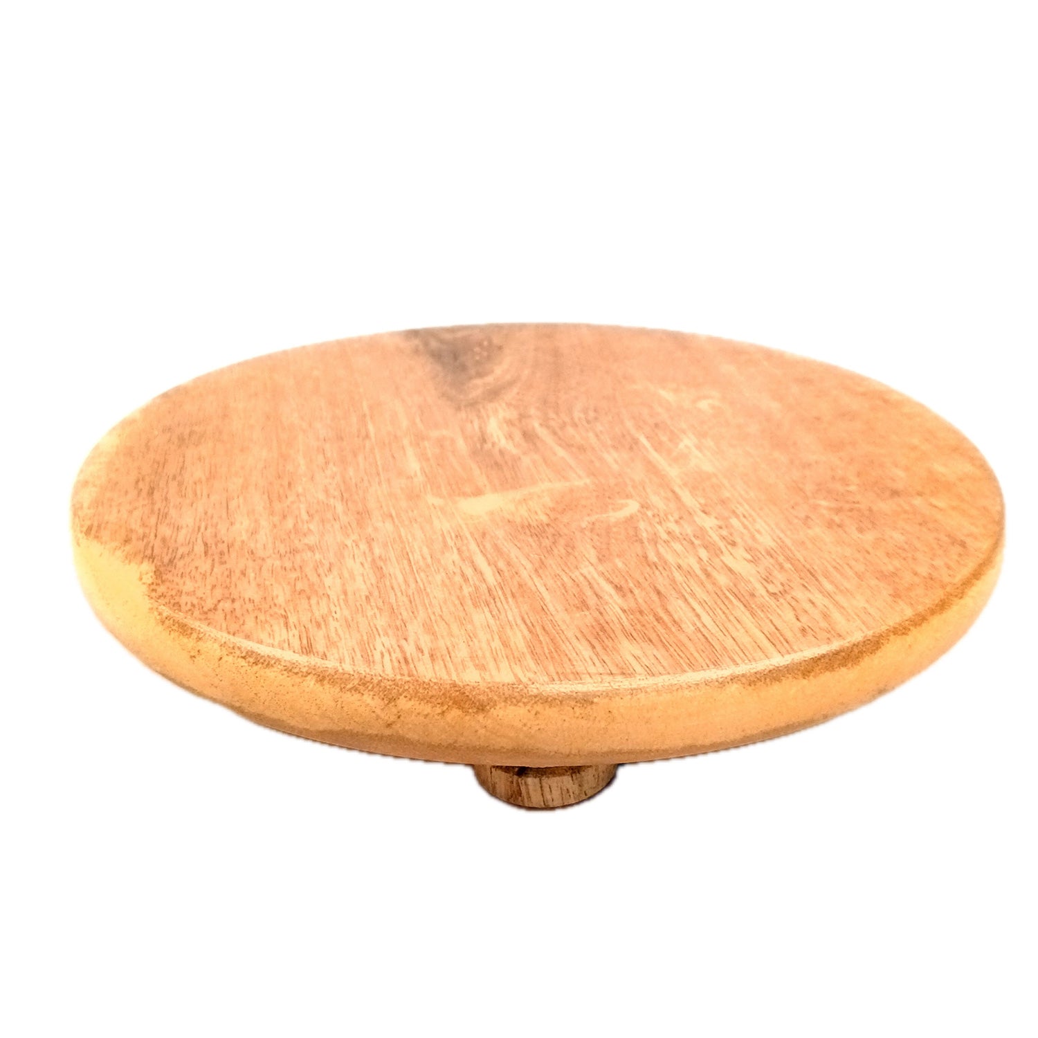 Wooden Chakla Belan Set | Premium Solid Sheesham Wood Roti Rolling Board and Rolling Pin | Round Polpat-Roti Roller - for Home & Kitchen - 10 Inch (Pack Of 2)