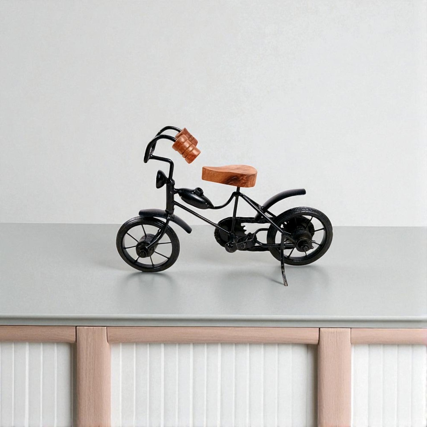 Cycle Showpiece | Antique Miniature Bike | Metal Bicycle Showpiece - for Home Decor, Table Top, Office Desk, Living Room, Shelf & Gifts - 11 Inch