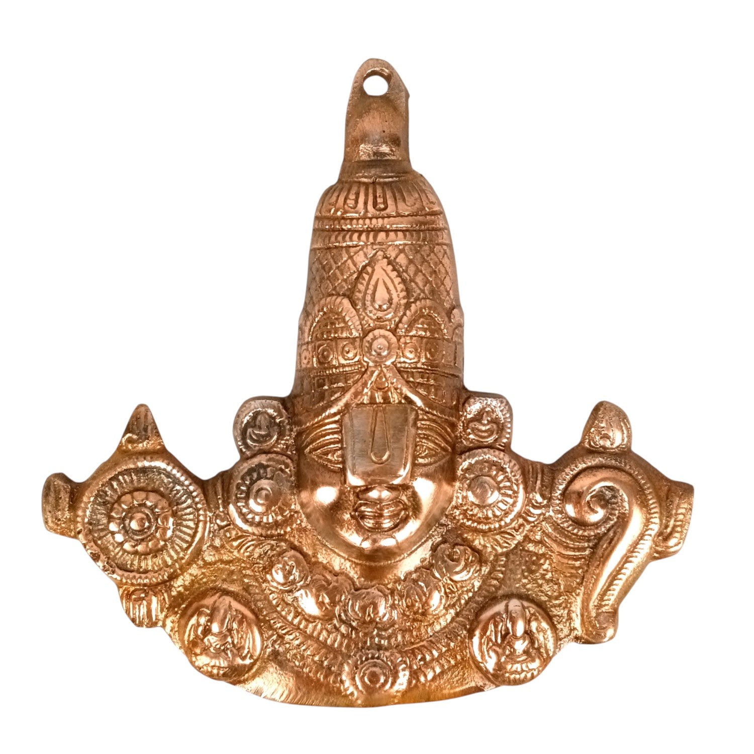 Lord Balaji Statue Wall Decor | Shri Venkateswara Swami Idol for Wall | Tirupati Balaji Wall Hanging Murti - for Home, Living Room, Office, Puja & Gift - 9 Inch