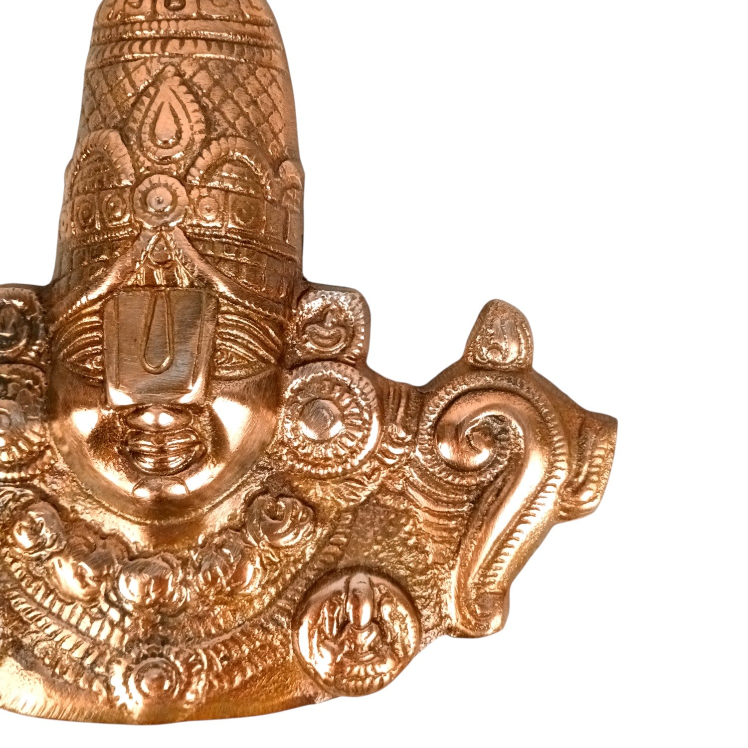 Lord Balaji Statue Wall Decor | Shri Venkateswara Swami Idol for Wall | Tirupati Balaji Wall Hanging Murti - for Home, Living Room, Office, Puja & Gift - 9 Inch