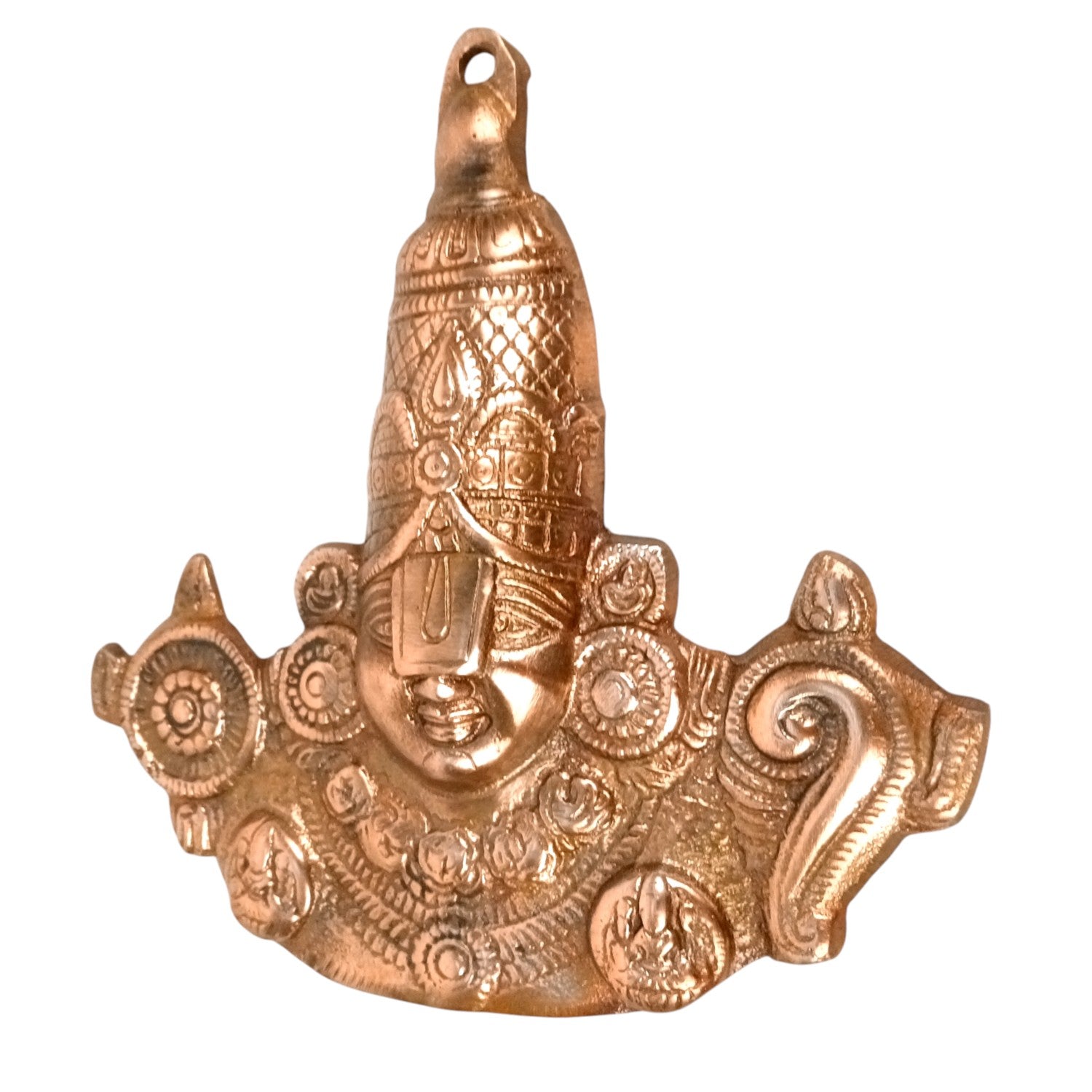 Lord Balaji Statue Wall Decor | Shri Venkateswara Swami Idol for Wall | Tirupati Balaji Wall Hanging Murti - for Home, Living Room, Office, Puja & Gift - 9 Inch